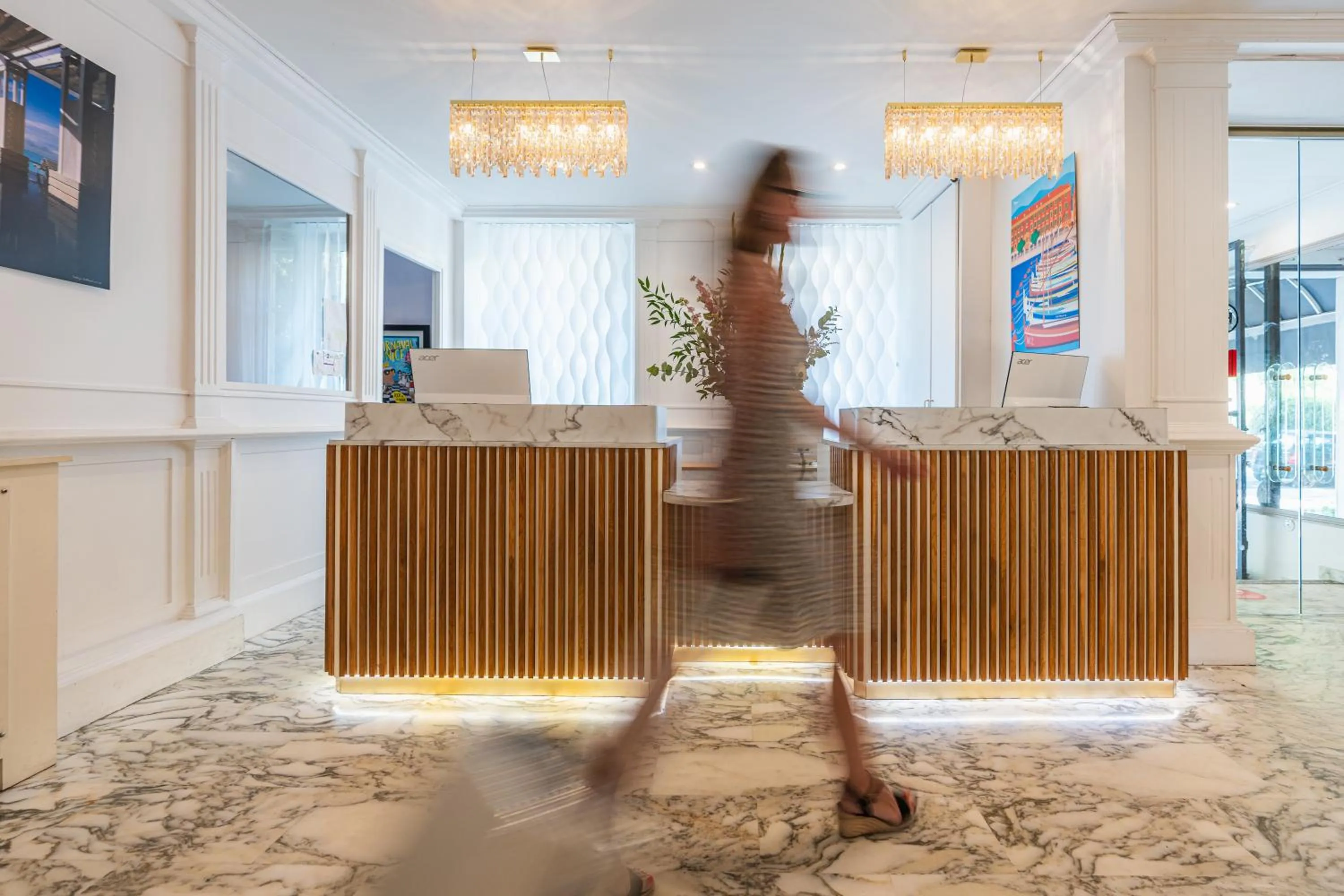 Lobby or reception in Hotel Villa Victoria