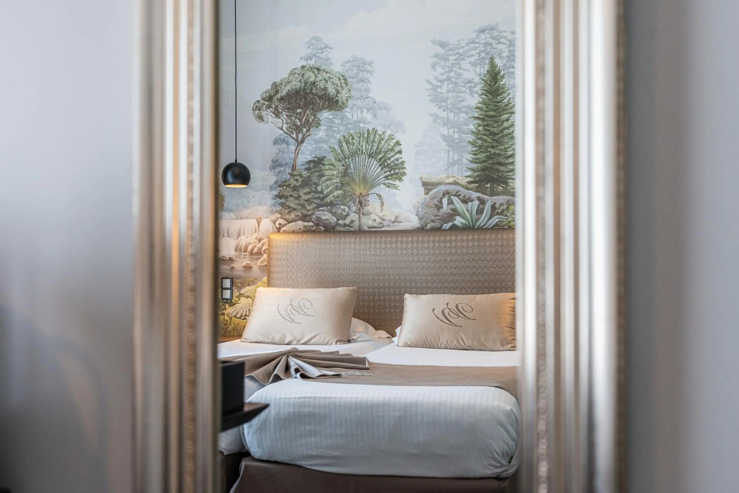 Bed in Hotel Villa Victoria