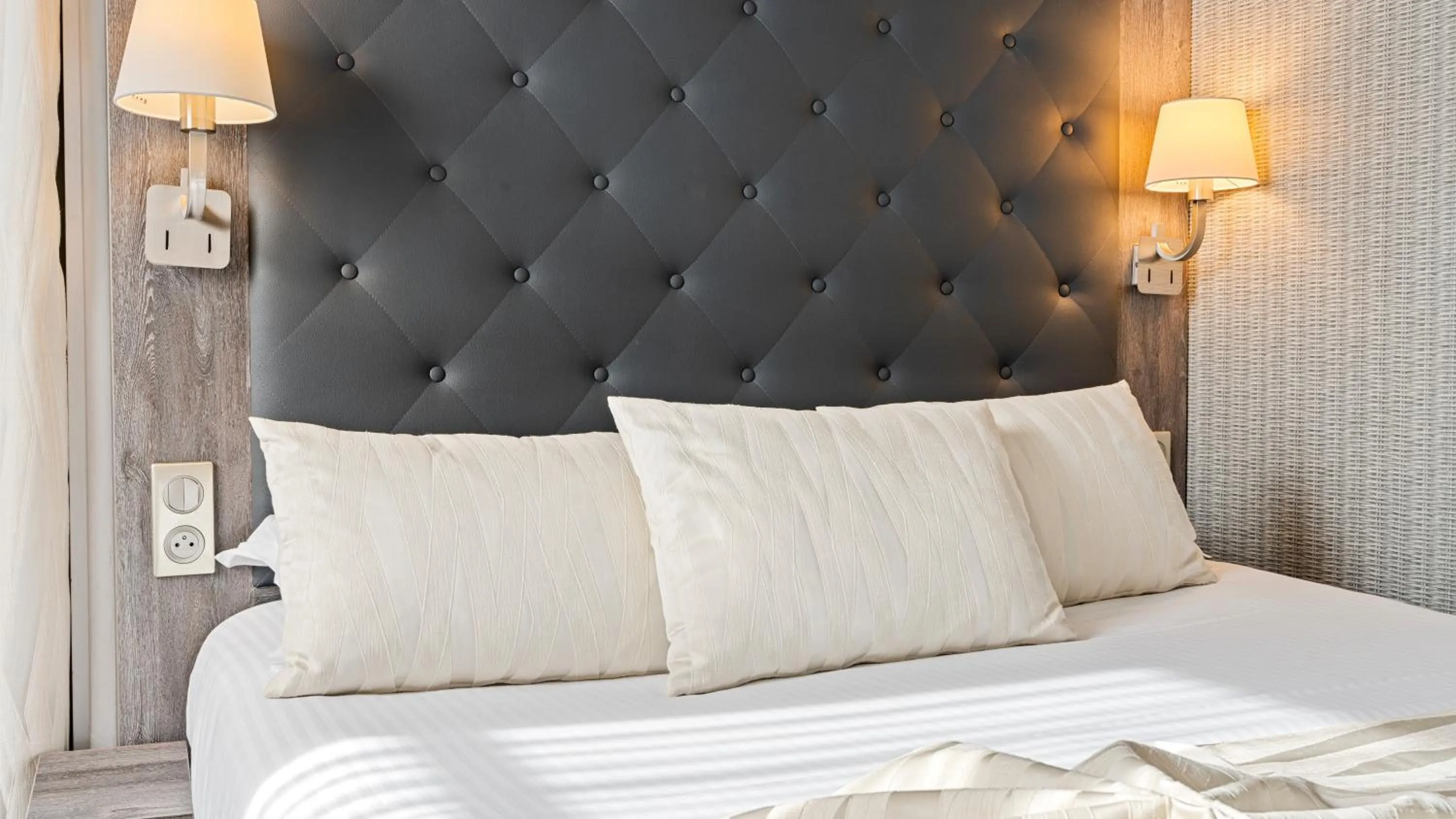 Bed in Hotel Villa Victoria