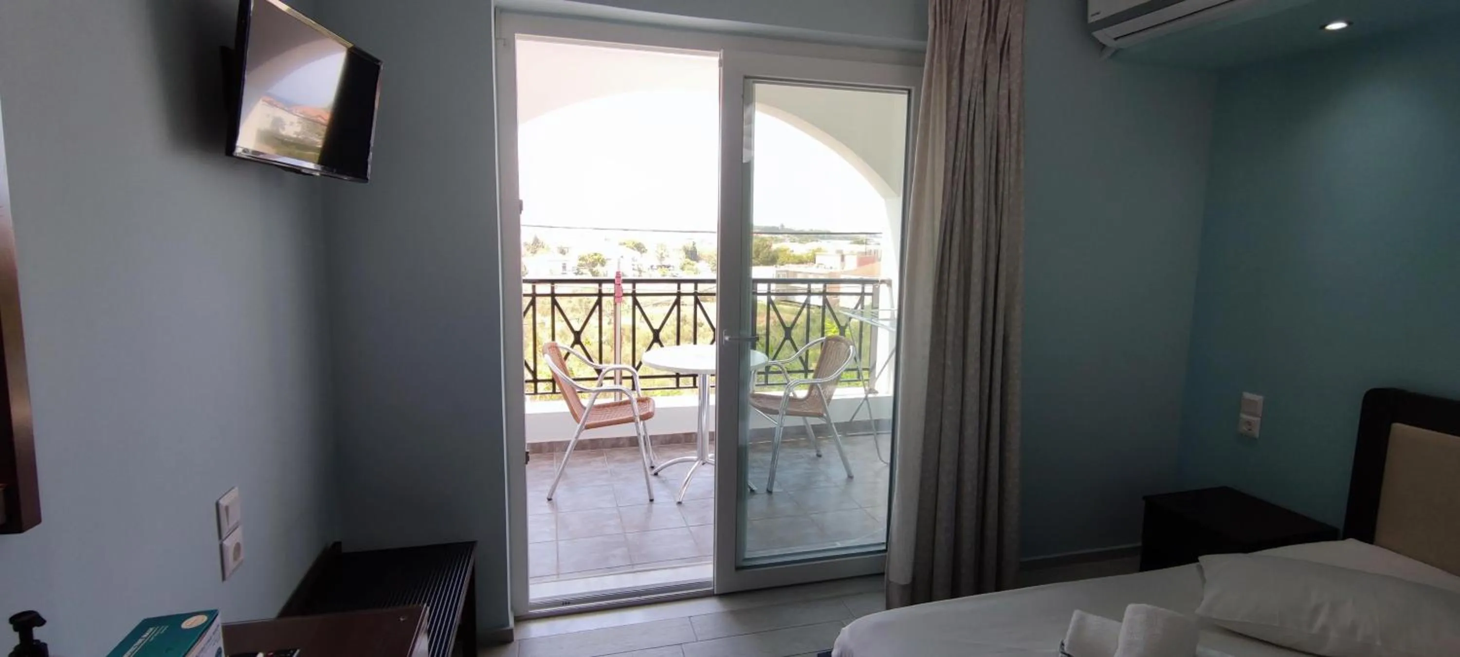 Balcony/Terrace, Bed in Anna Studio and Apartments