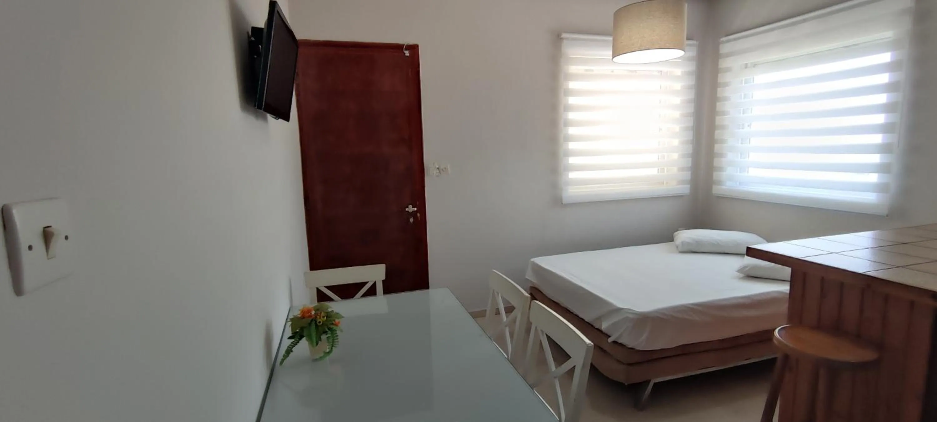 Dining area, Bed in Anna Studio and Apartments