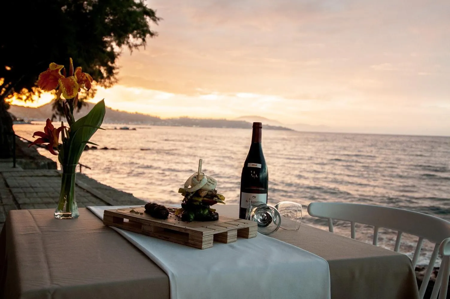 Food close-up in Mimoza Beach