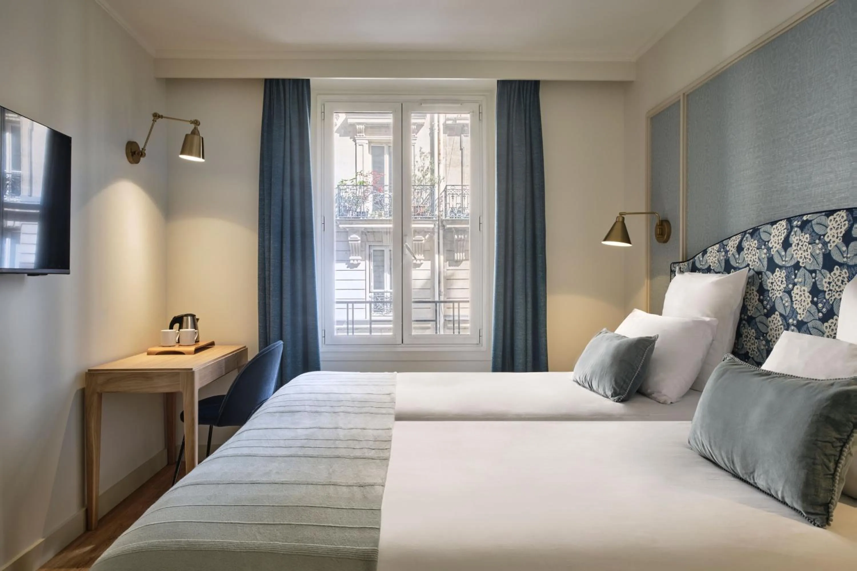 Bedroom, Bed in Hotel Etoile Saint Ferdinand by Happyculture