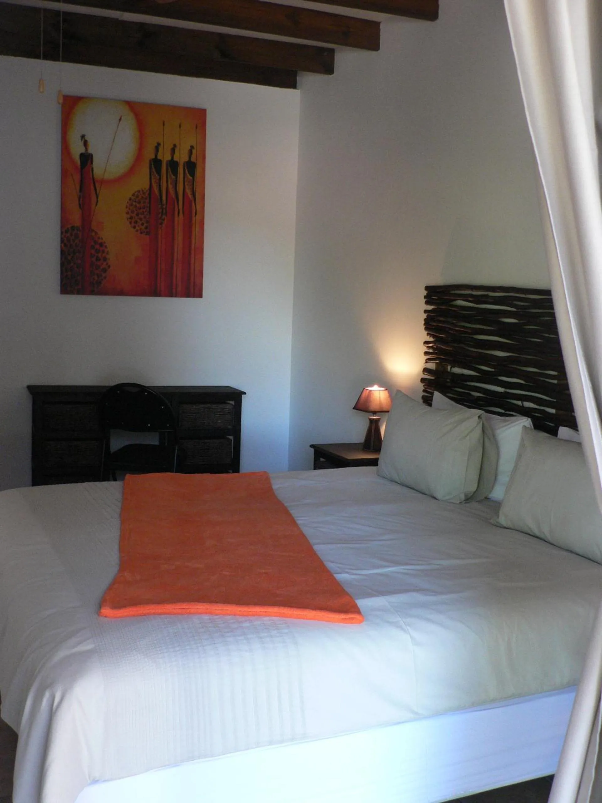 Bed in Mountain View Eco Lodge Montagu