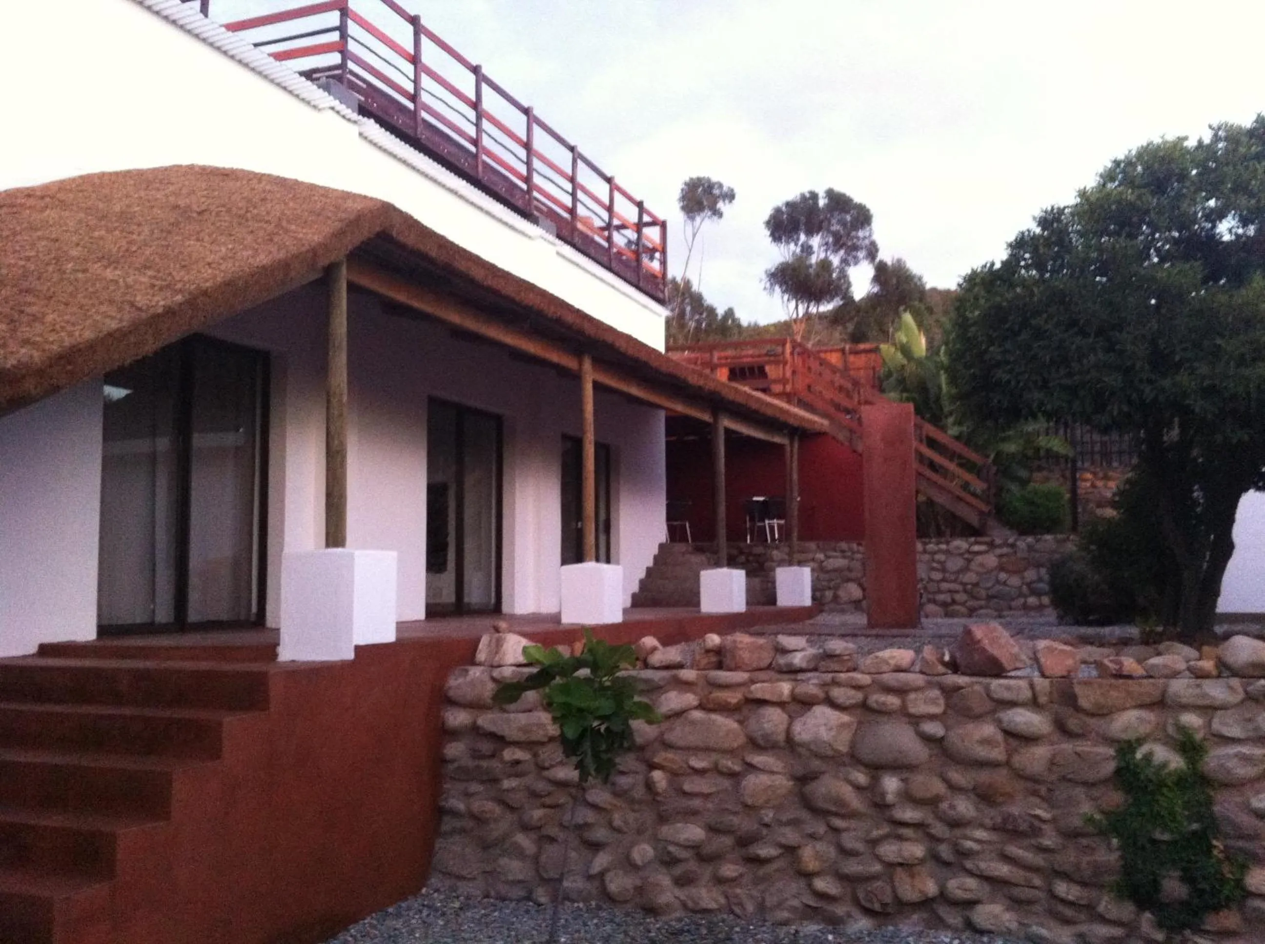 Facade/entrance in Mountain View Eco Lodge Montagu