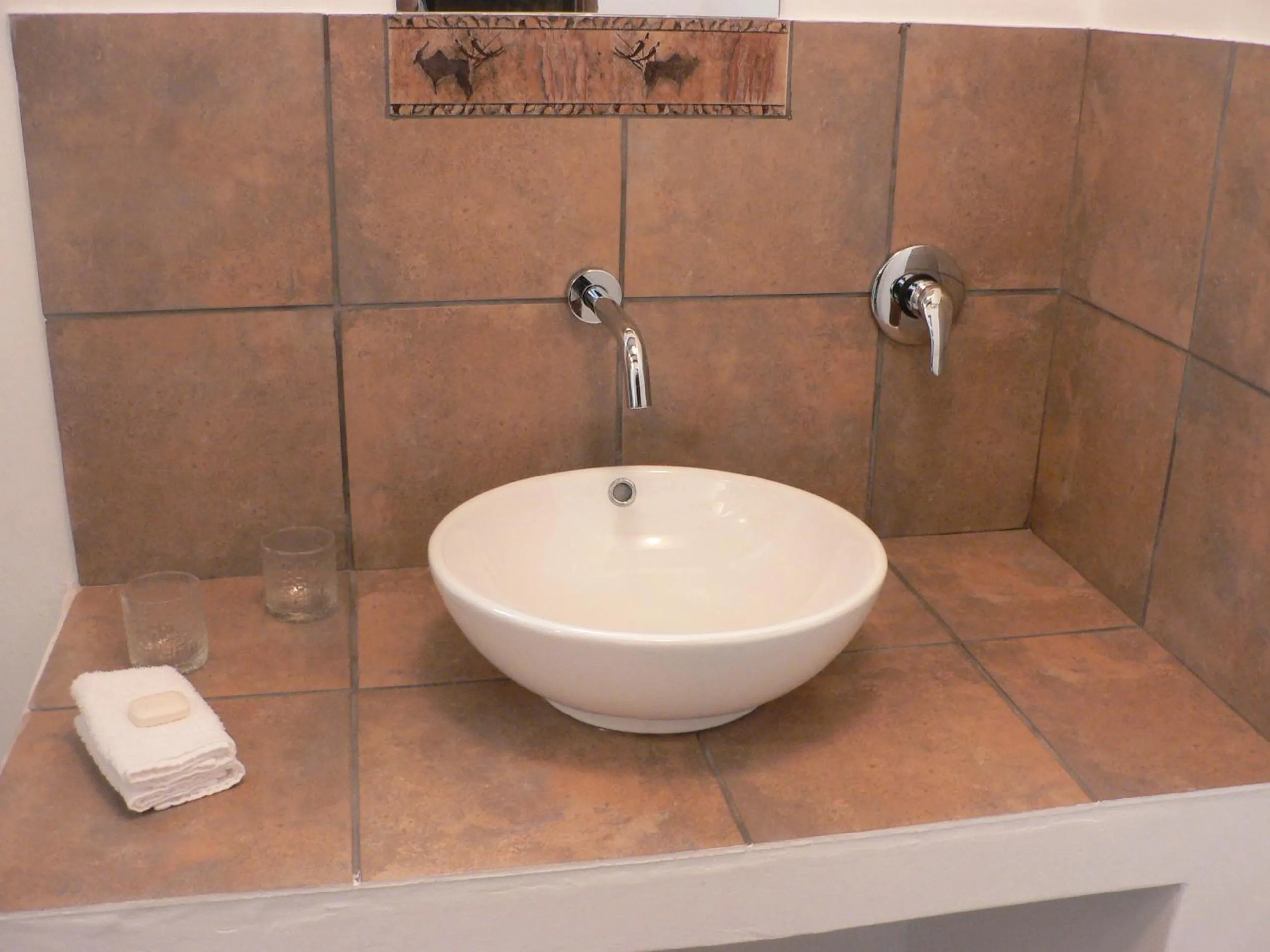 Bathroom in Mountain View Eco Lodge Montagu