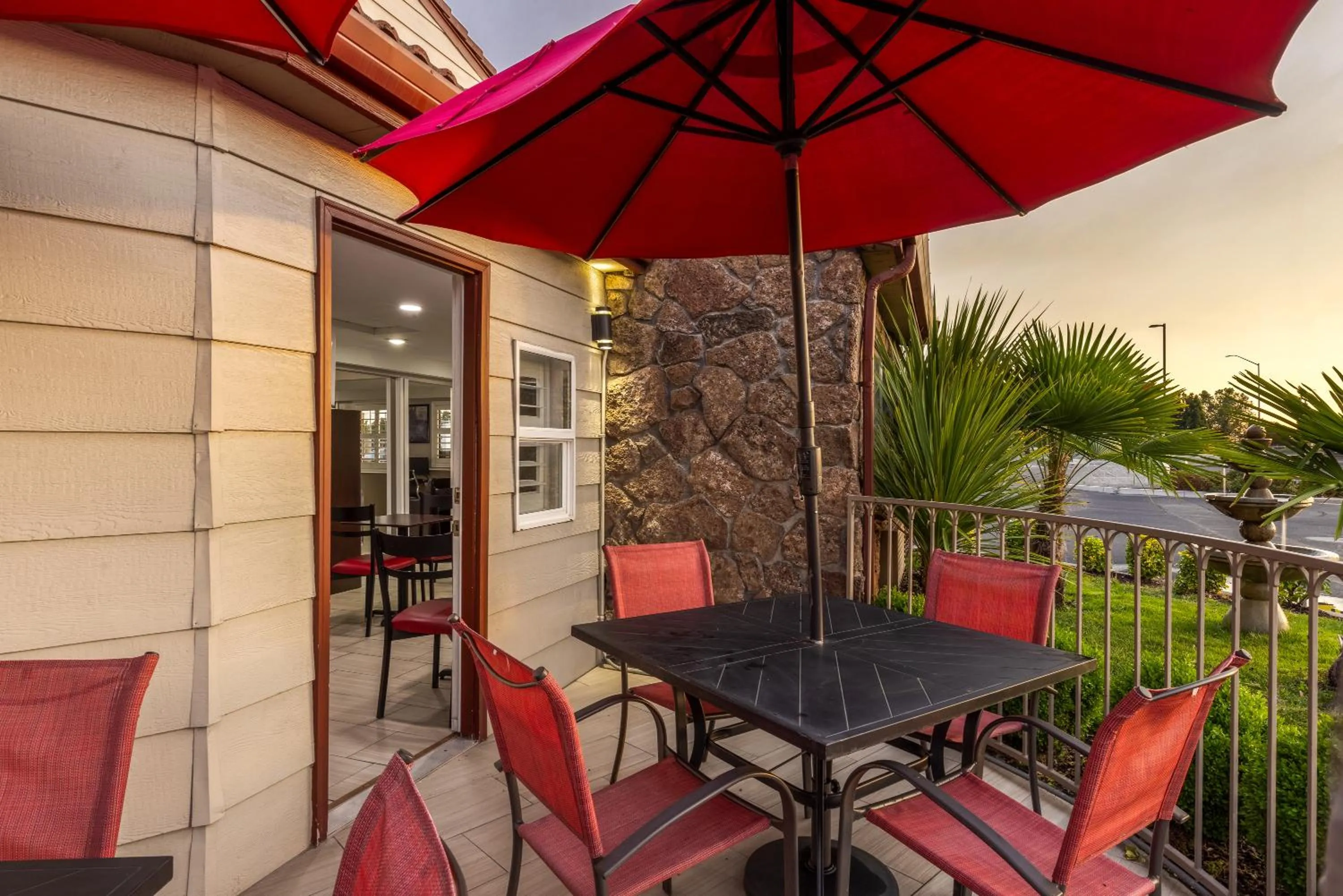Patio in Ramada by Wyndham Medford Airport North