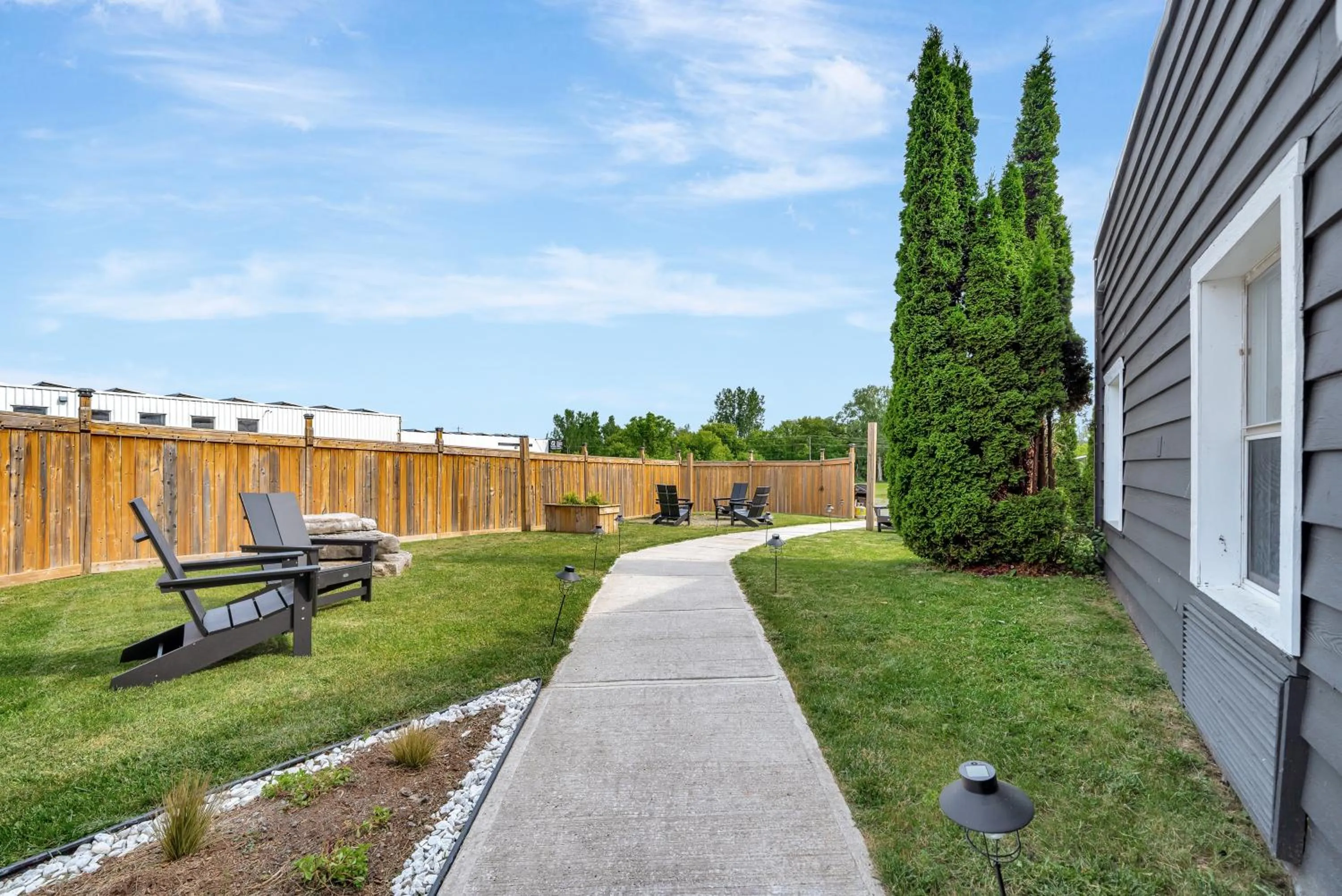 Garden view in The Bloomfield Inn