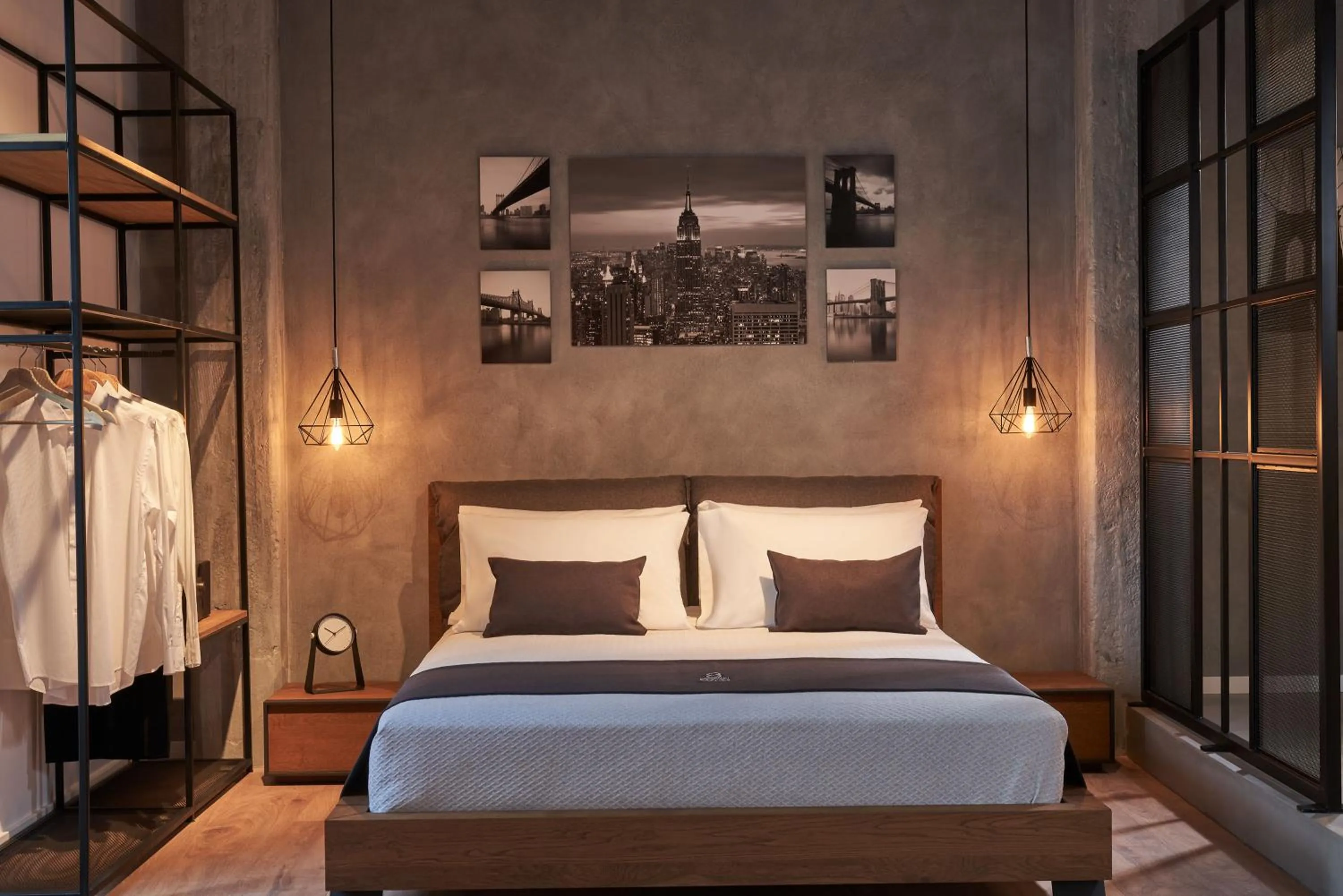 Bedroom, Bed in Kolonaki 8 - Design Suites & Lofts