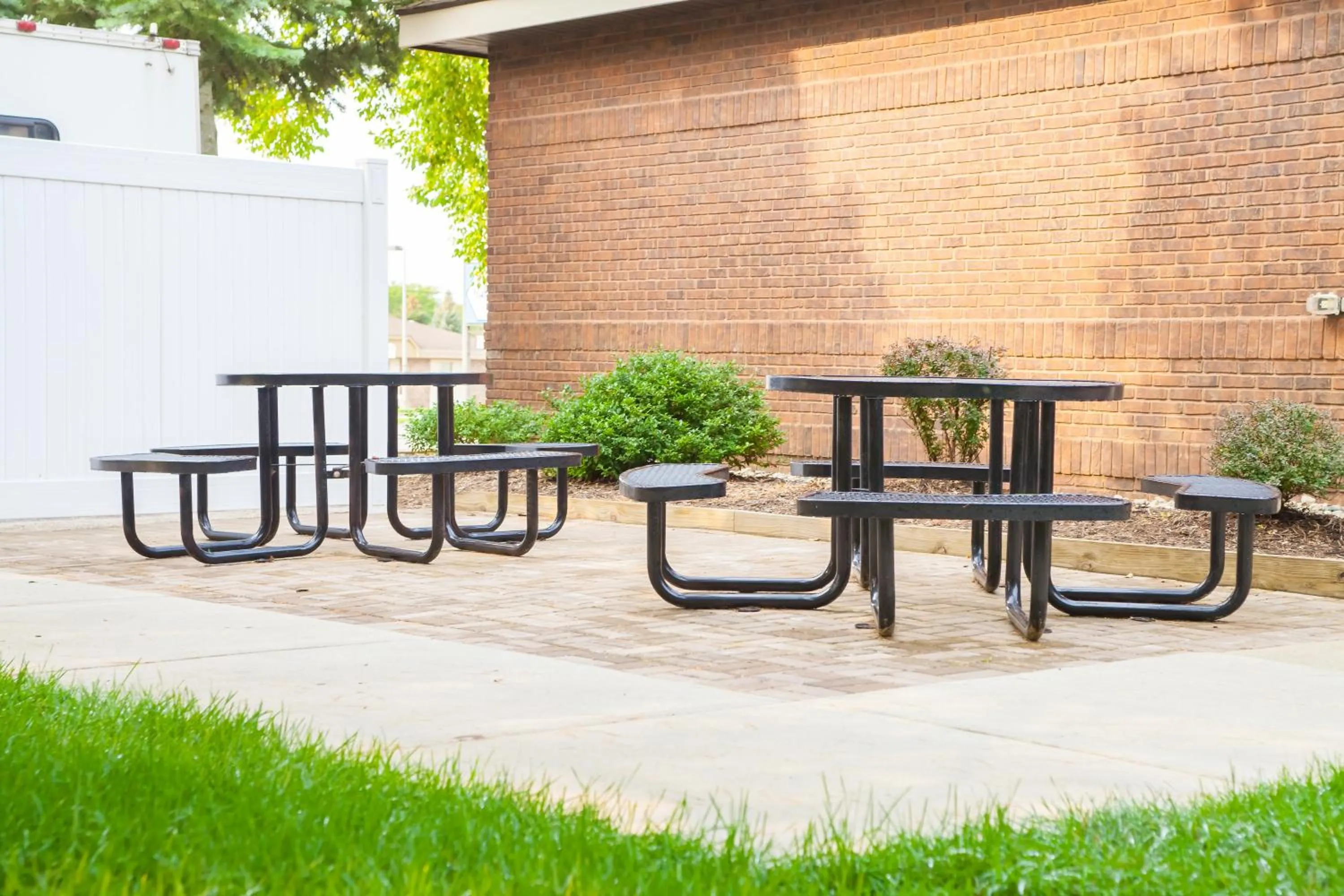 Patio in Harrington Inn