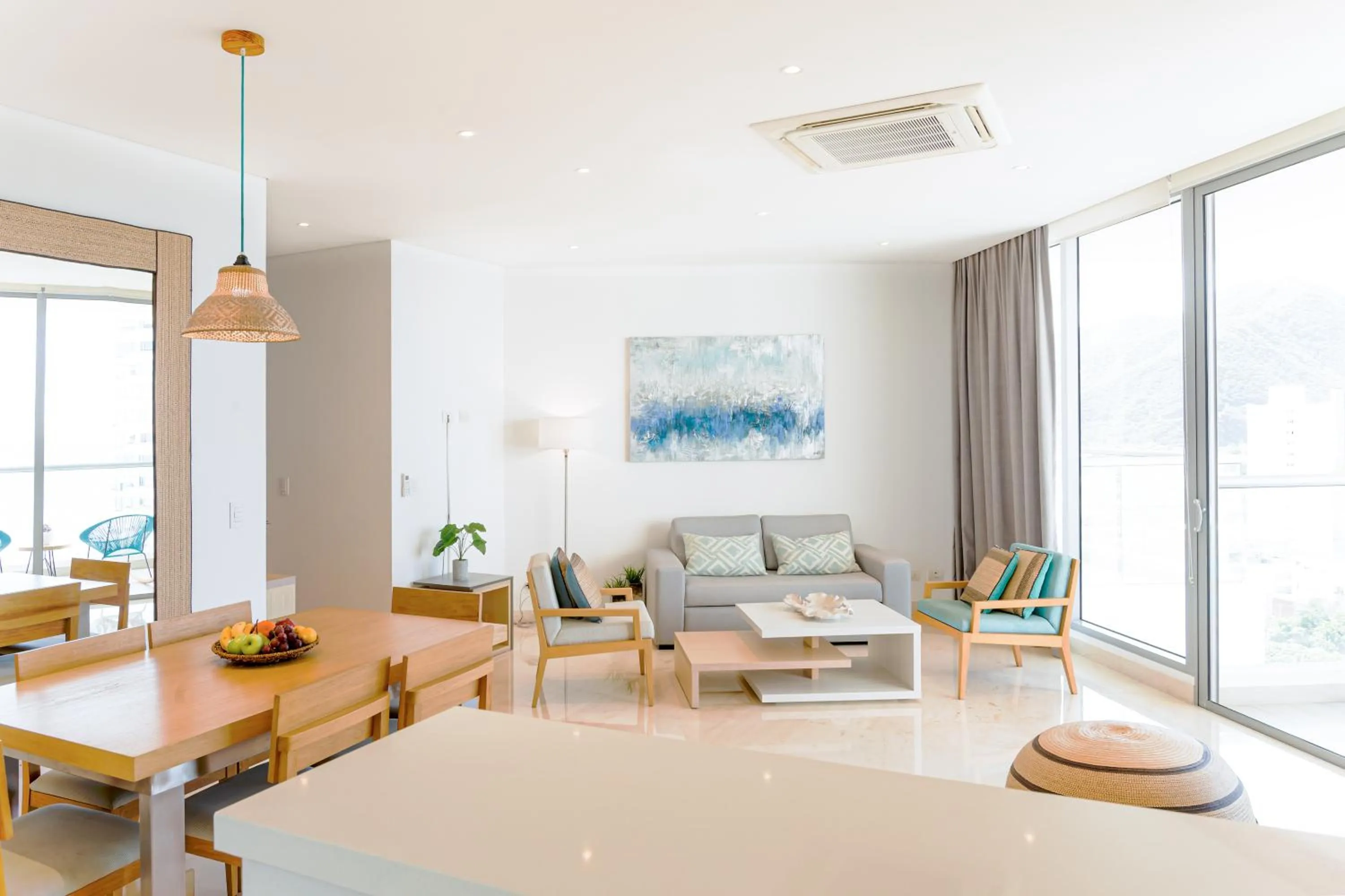 Living room in Grand Marina Suites Santa Marta