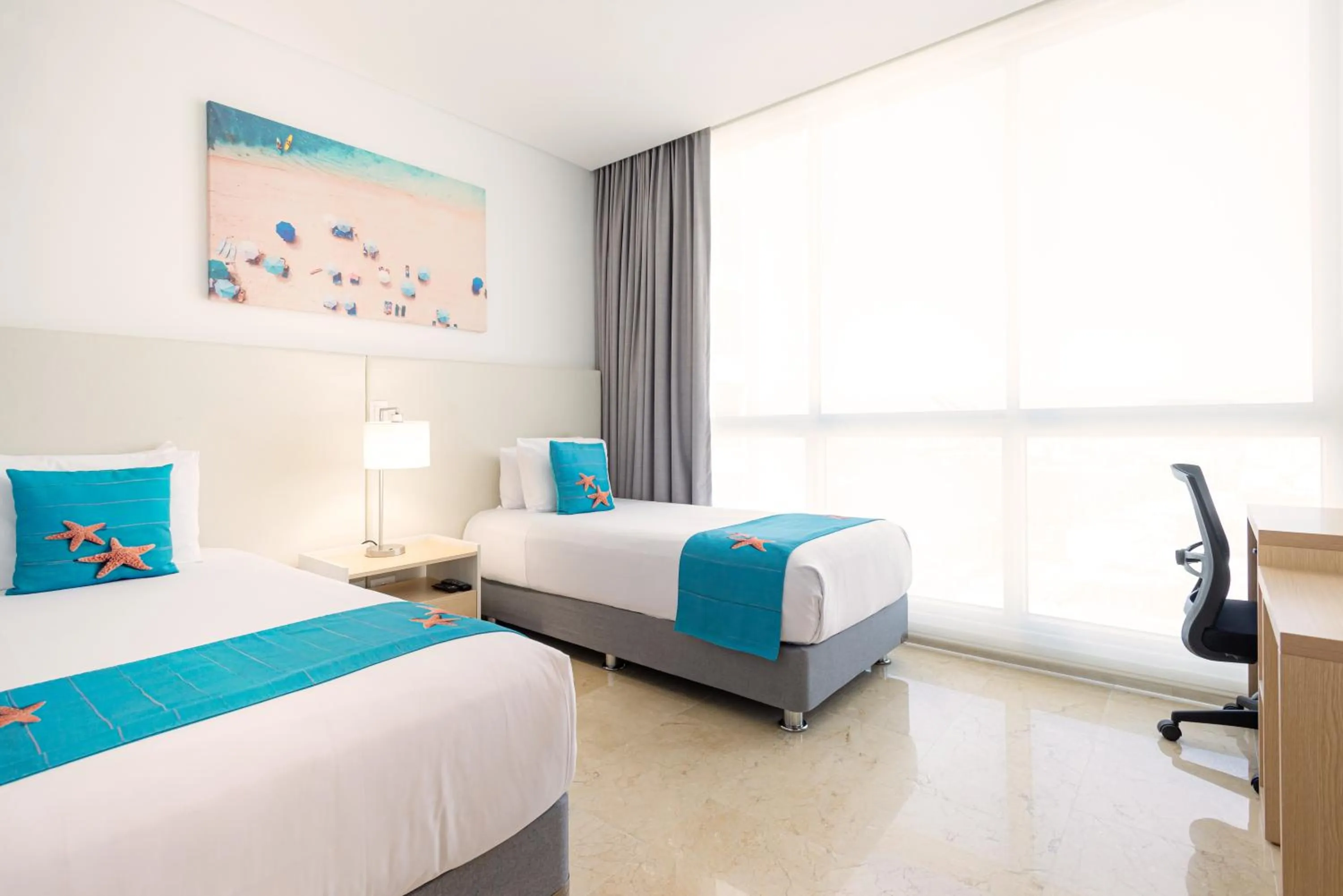 Bed in Grand Marina Suites Santa Marta