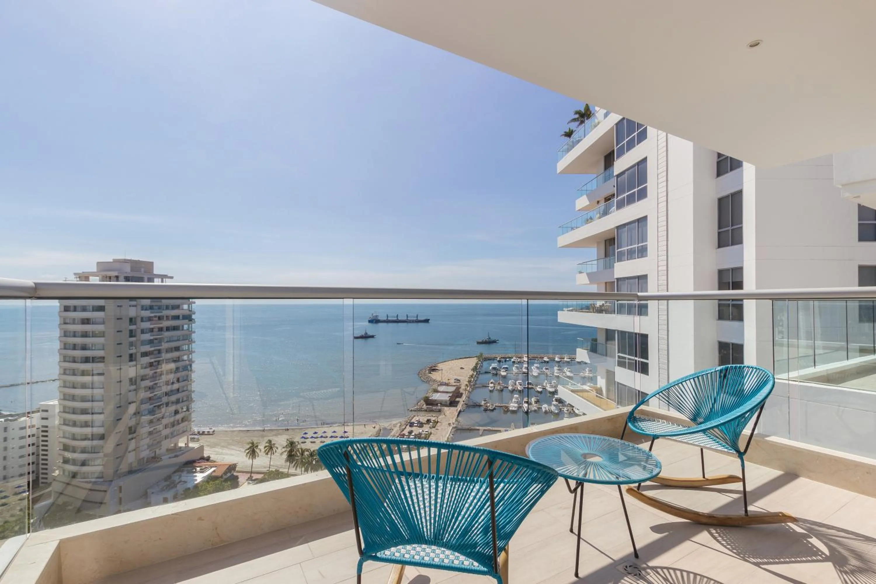 Balcony/Terrace in Grand Marina Suites Santa Marta