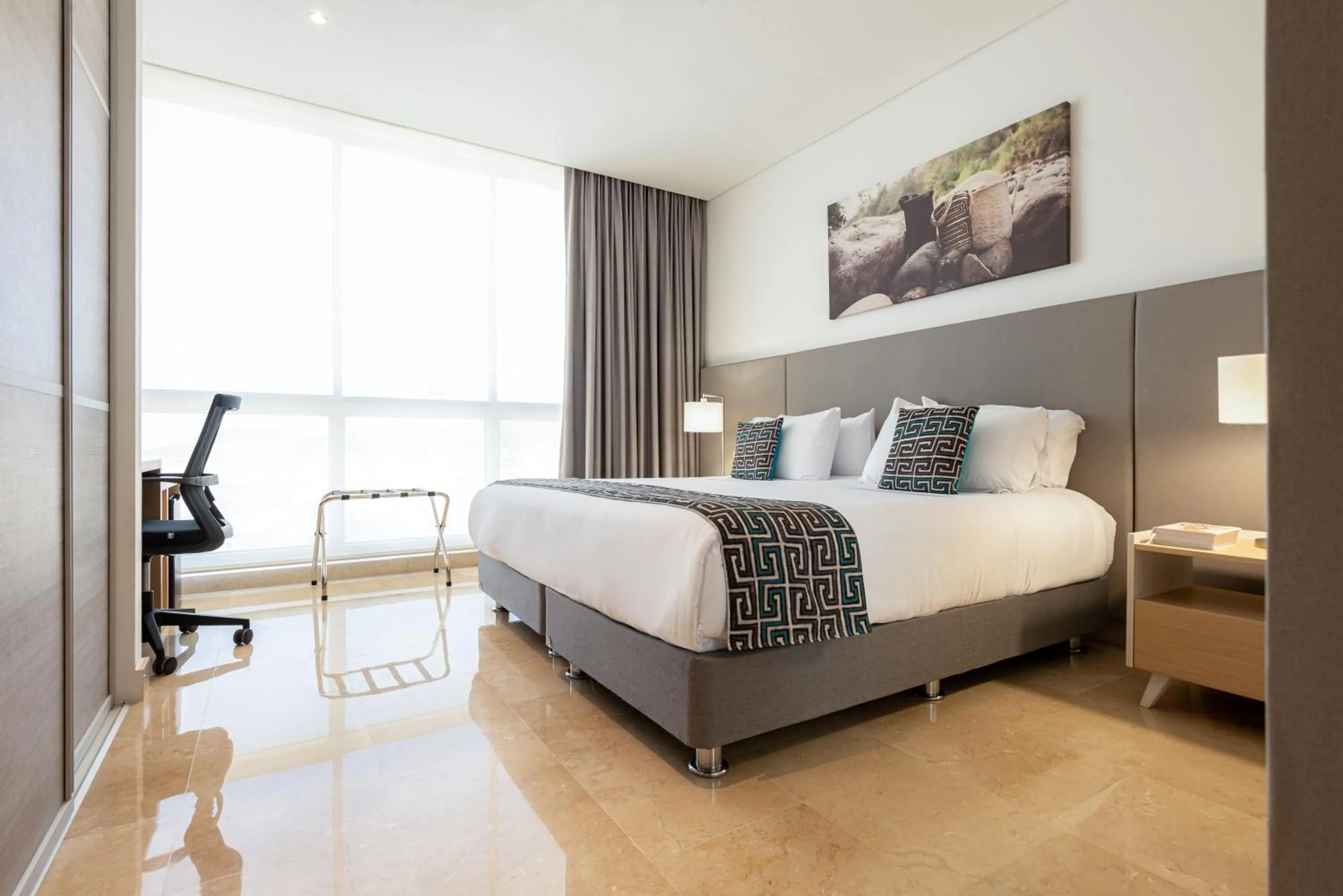 Bed in Grand Marina Suites Santa Marta