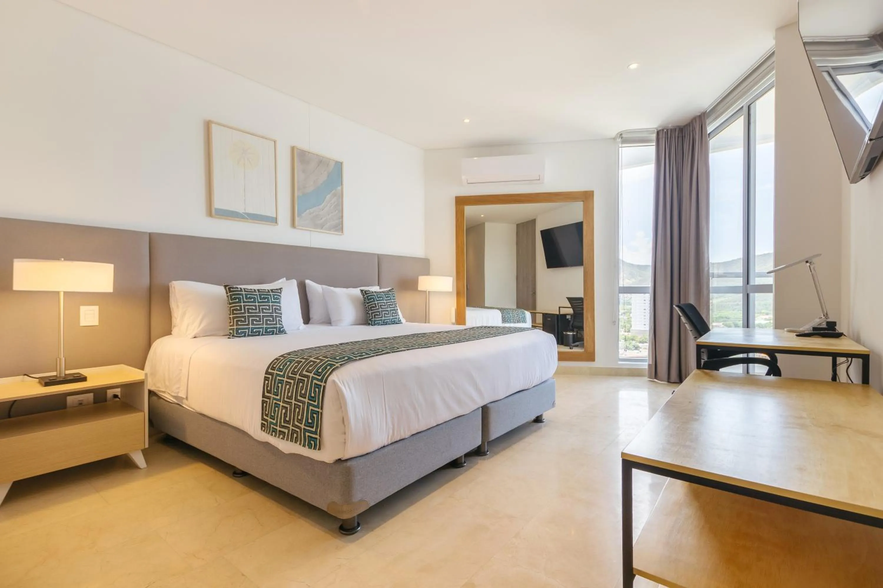 Bed in Grand Marina Suites Santa Marta