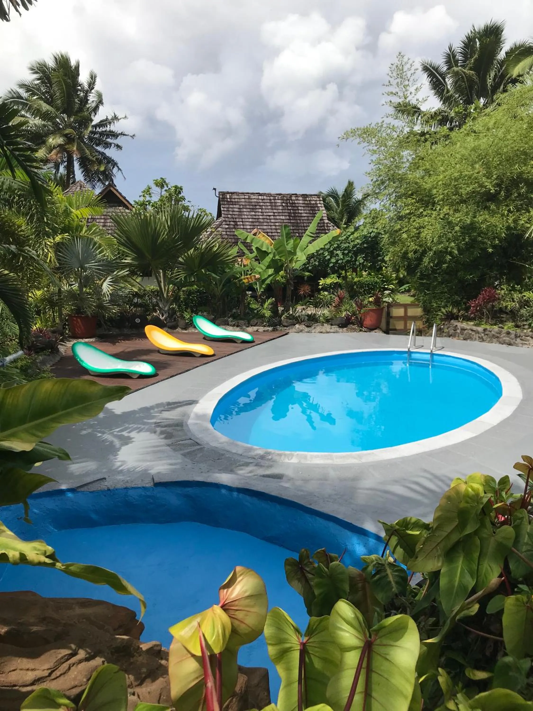 Swimming pool in Punatea Village