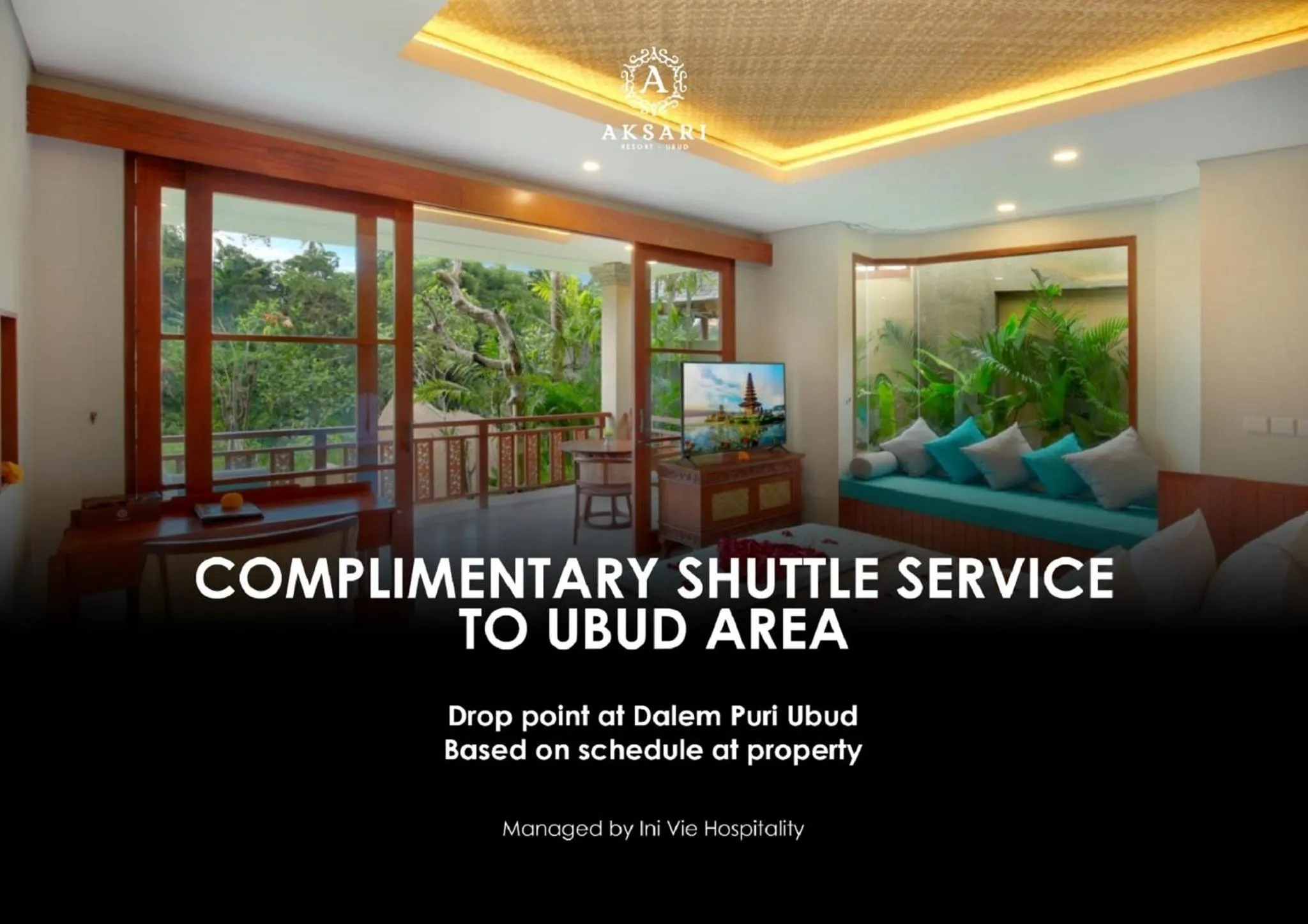 Text overlay in Aksari Resort & Spa Ubud by Ini Vie Hospitality