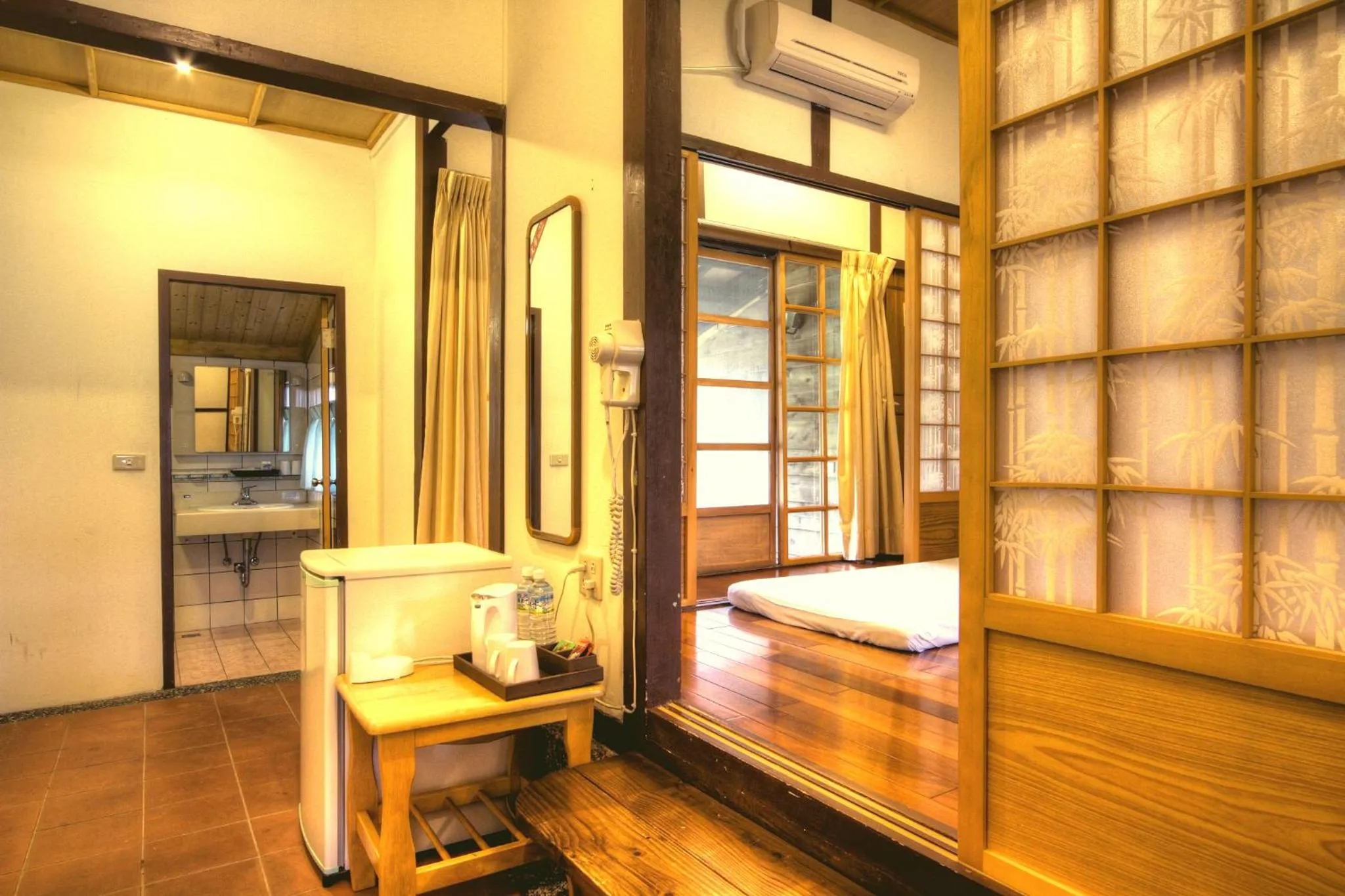 Bed in Hualien Tourism Sugar Factory Hotel