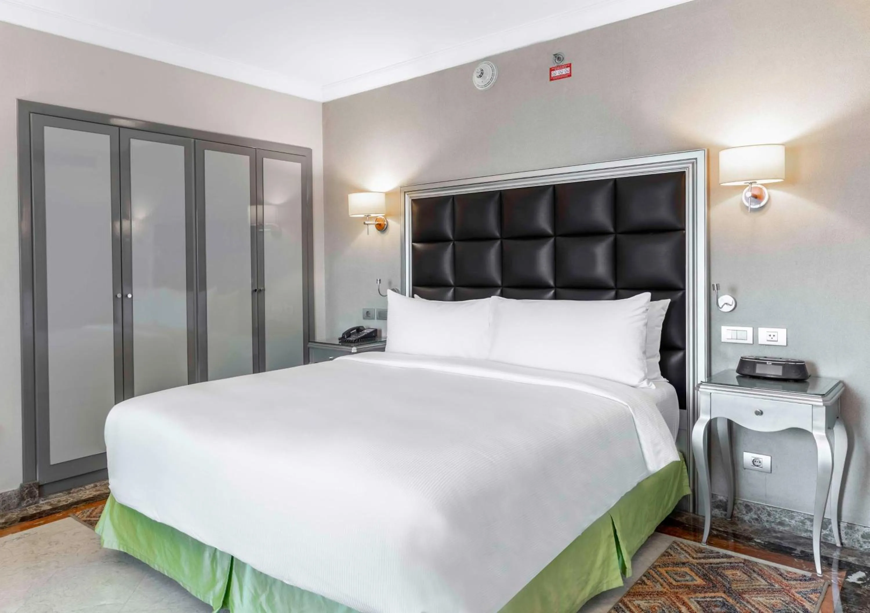 Bed in Hilton Alexandria Corniche Hotel