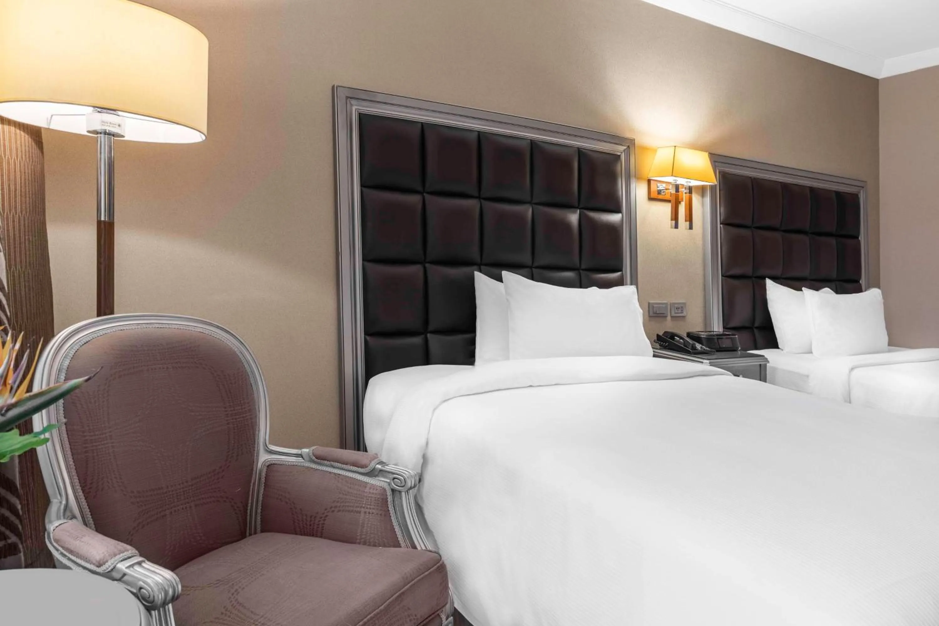 Bed in Hilton Alexandria Corniche Hotel