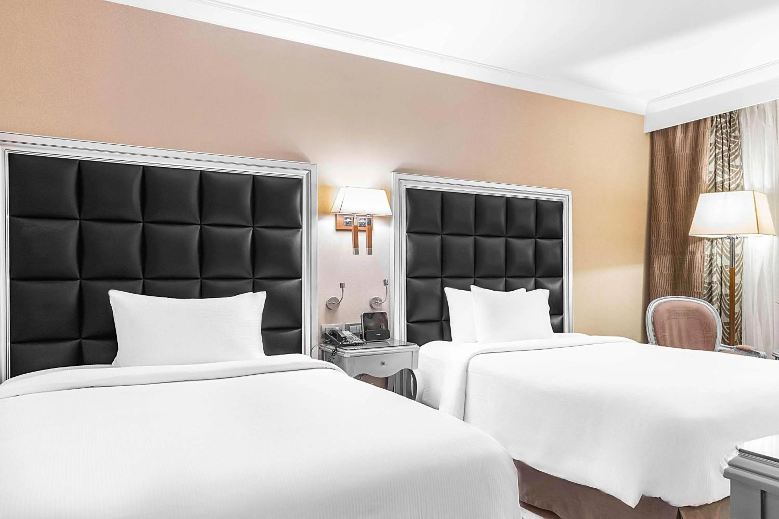 Bed in Hilton Alexandria Corniche Hotel