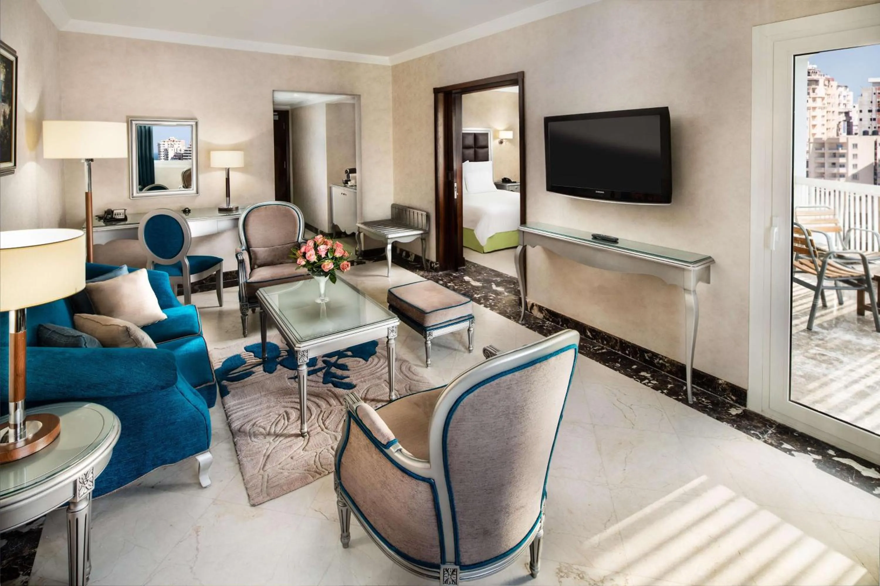 Bedroom in Hilton Alexandria Corniche Hotel