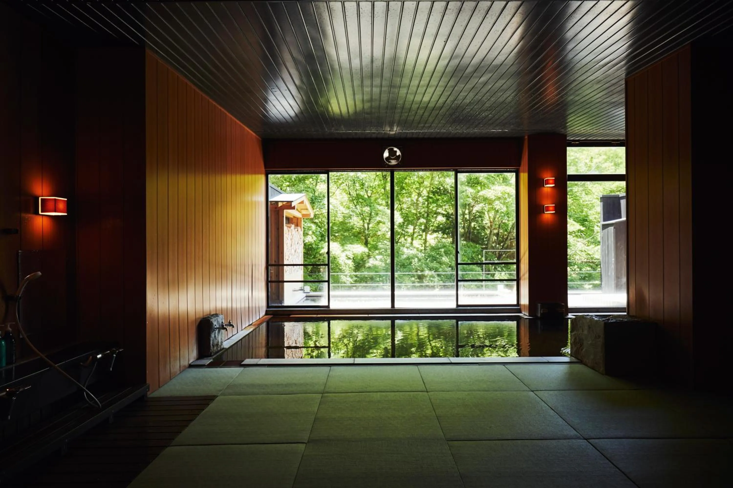 Hot Spring Bath in Tateshina Shinyu Onsen