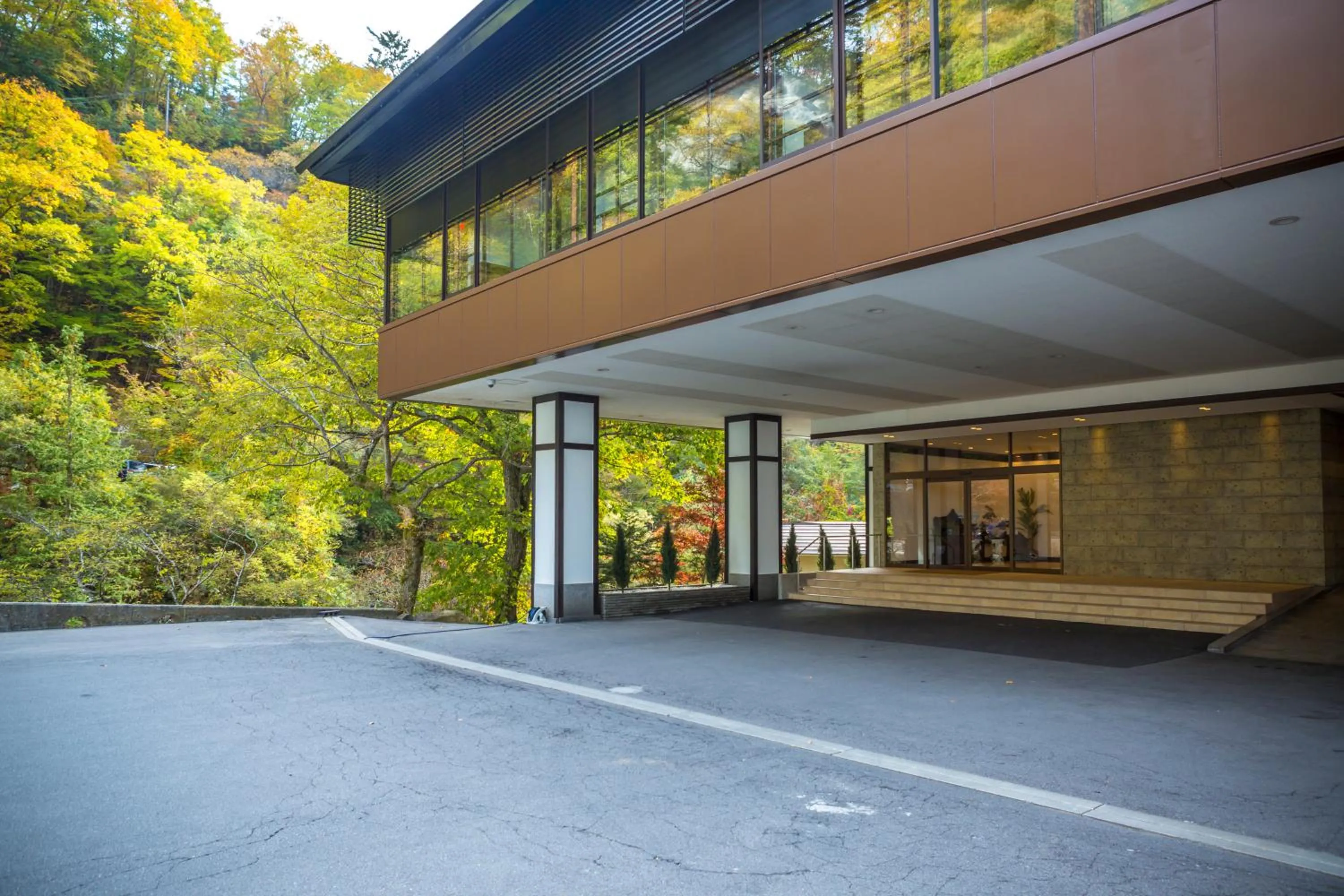 Facade/entrance in Tateshina Shinyu Onsen