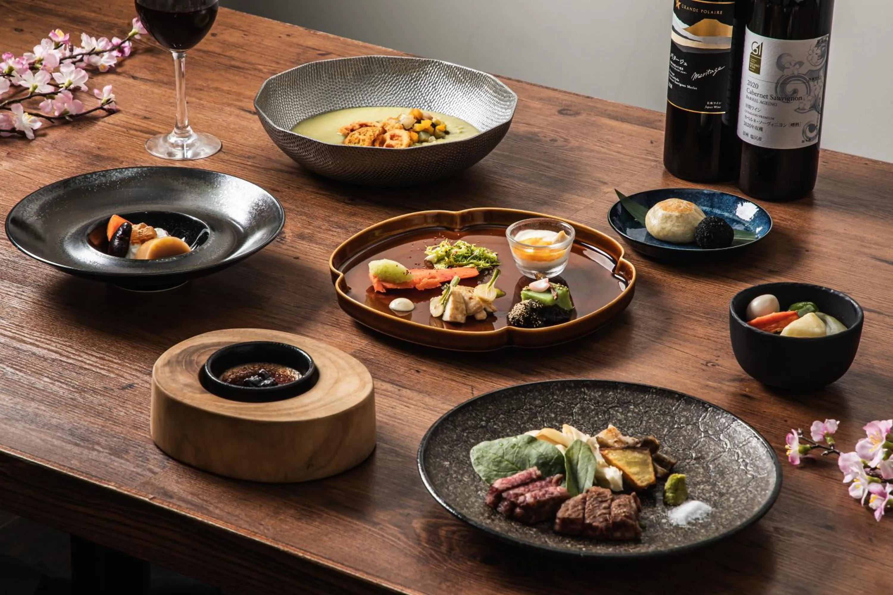 Food close-up in Tateshina Shinyu Onsen