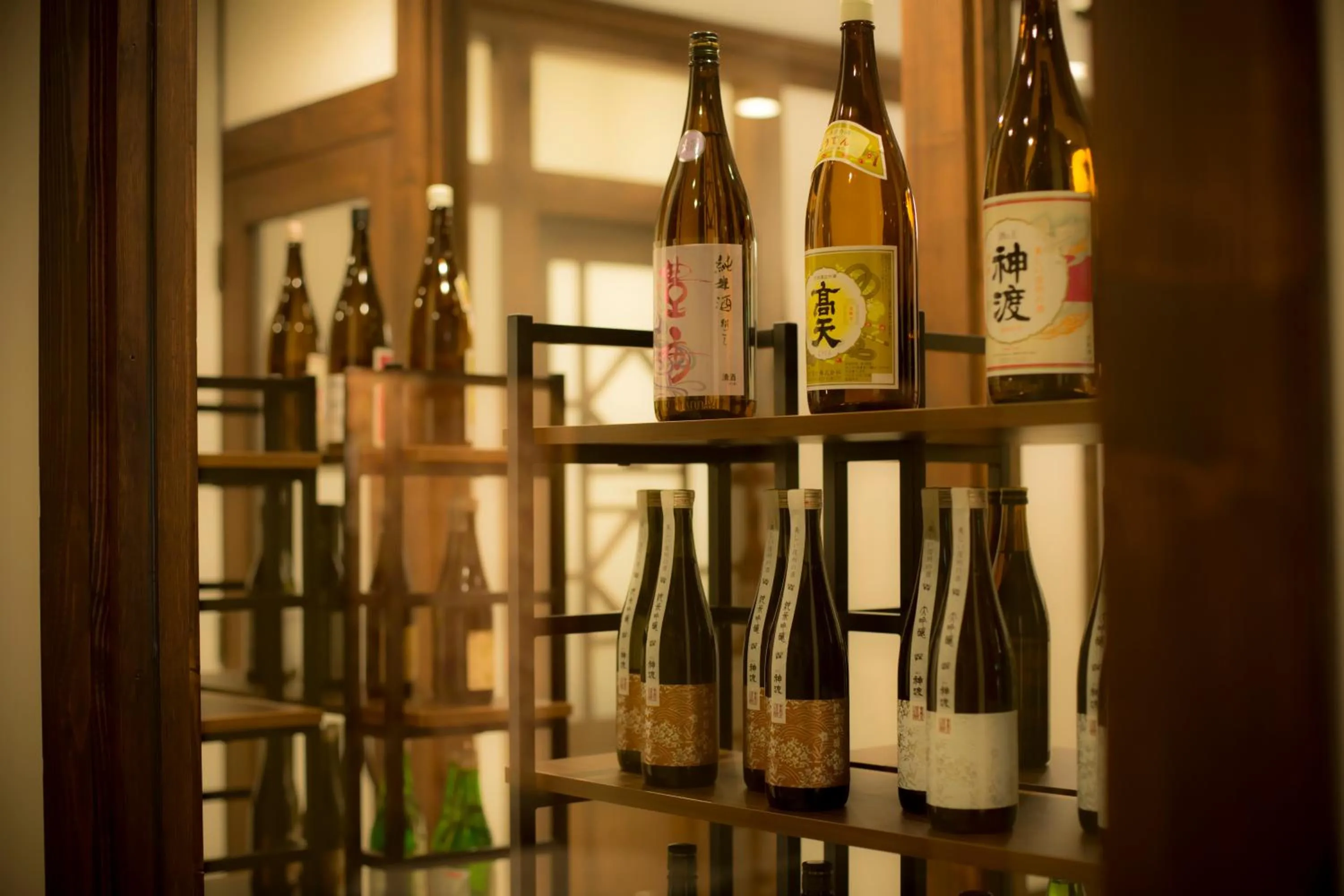 Alcoholic drinks in Tateshina Shinyu Onsen