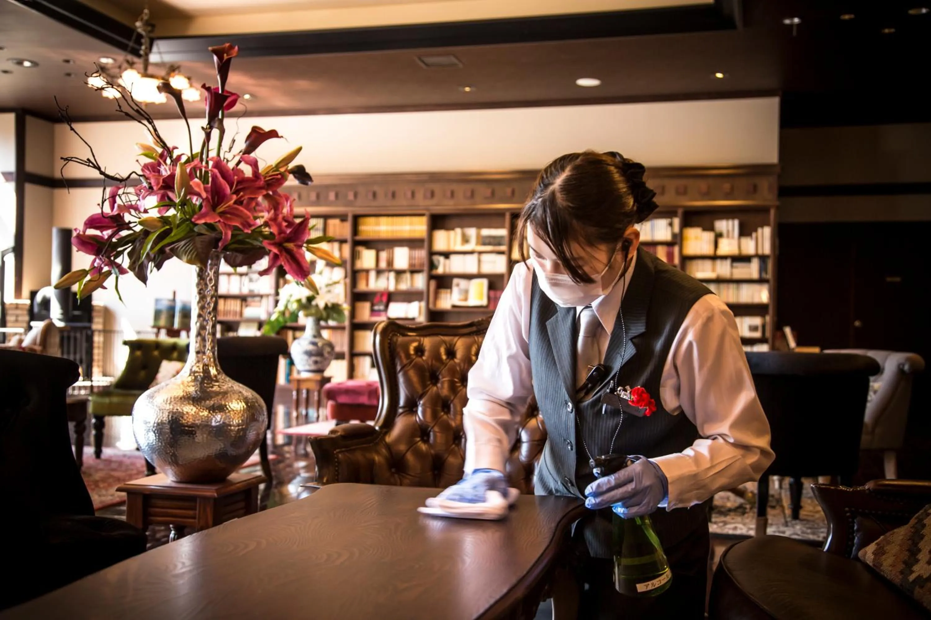 Staff in Tateshina Shinyu Onsen