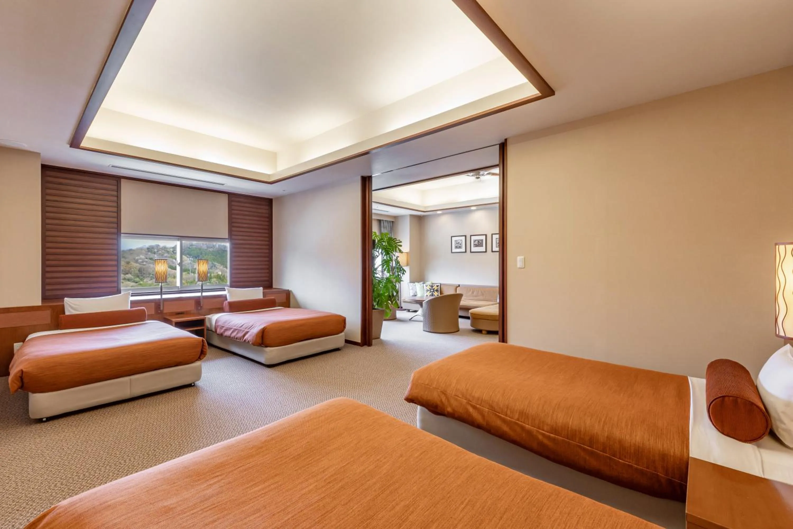 Bed in Spa Resort Hawaiians Monolith Tower