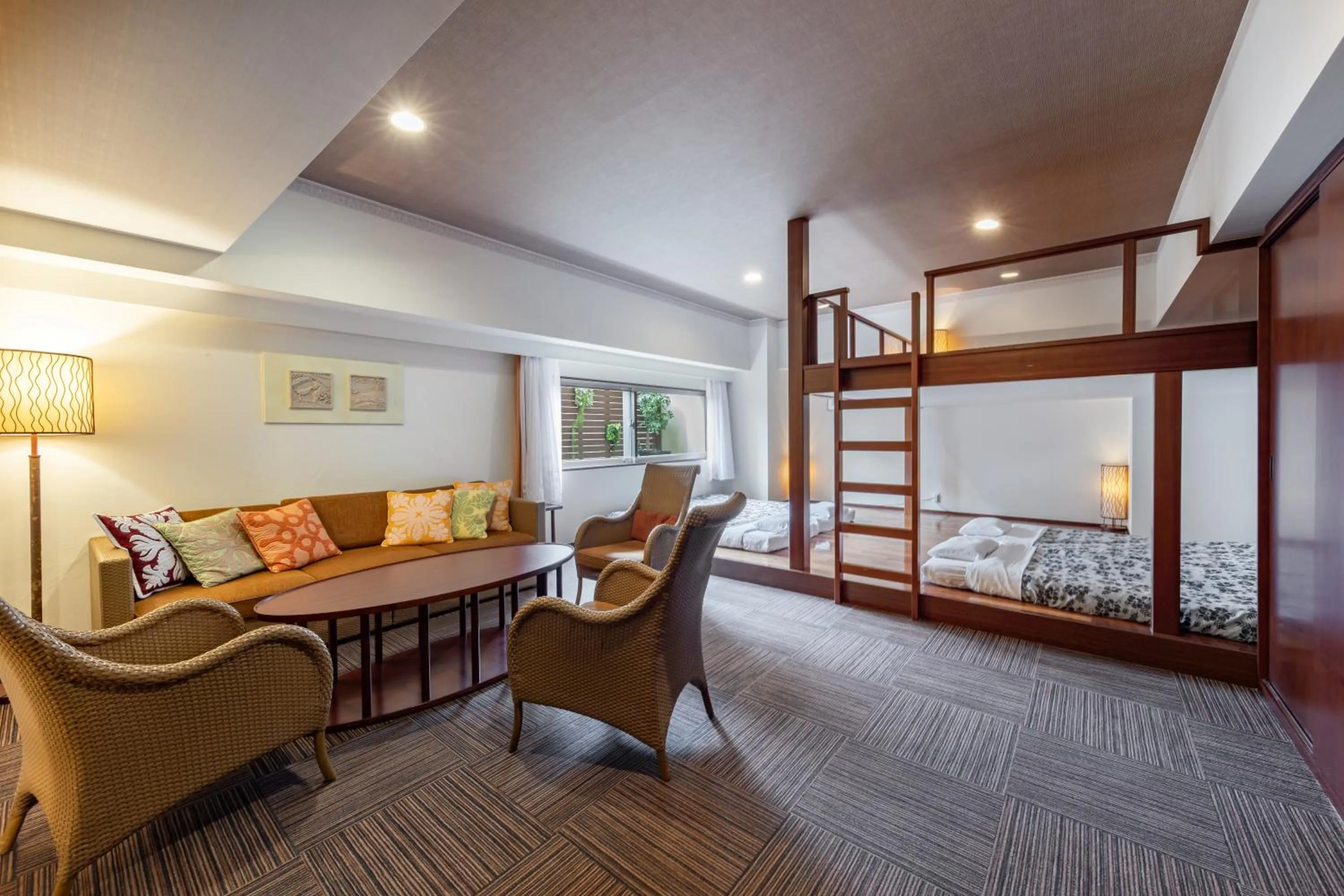 Bed in Spa Resort Hawaiians Monolith Tower