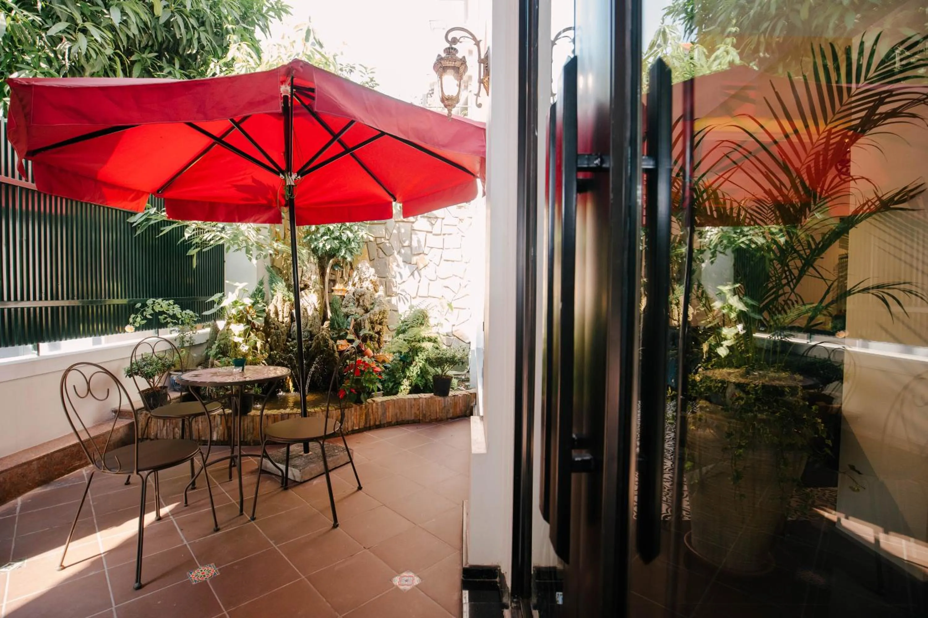 Patio in Rosa Hanoi Hotel