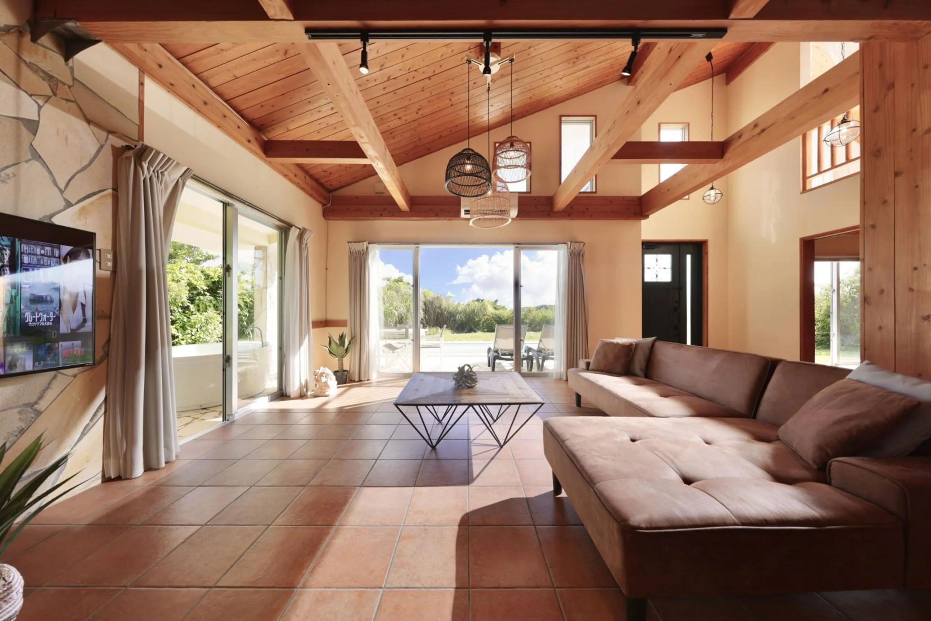 Living room in Crystal Villa Imgya