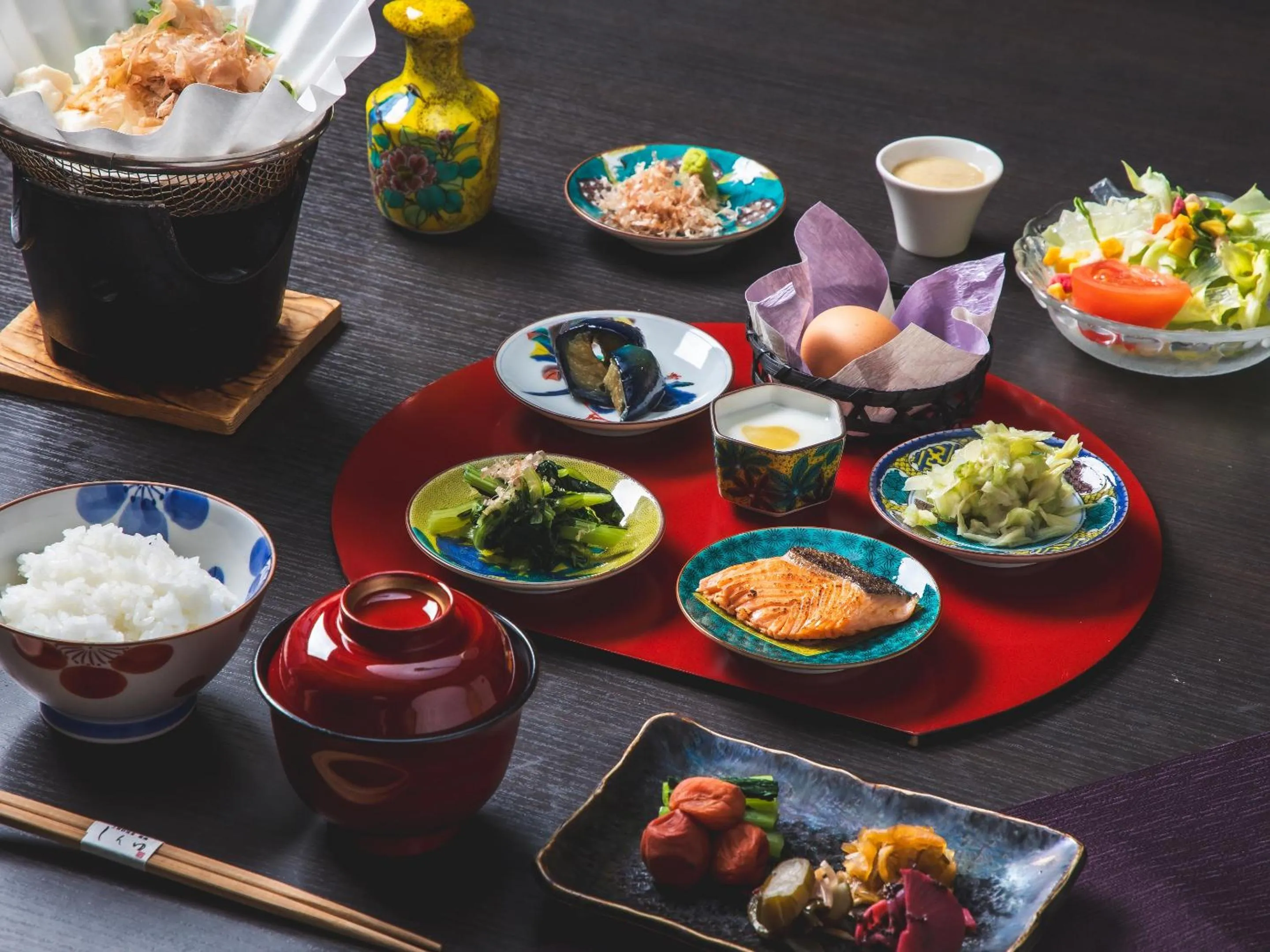 Breakfast in Kamisuwa Onsen Shinyu