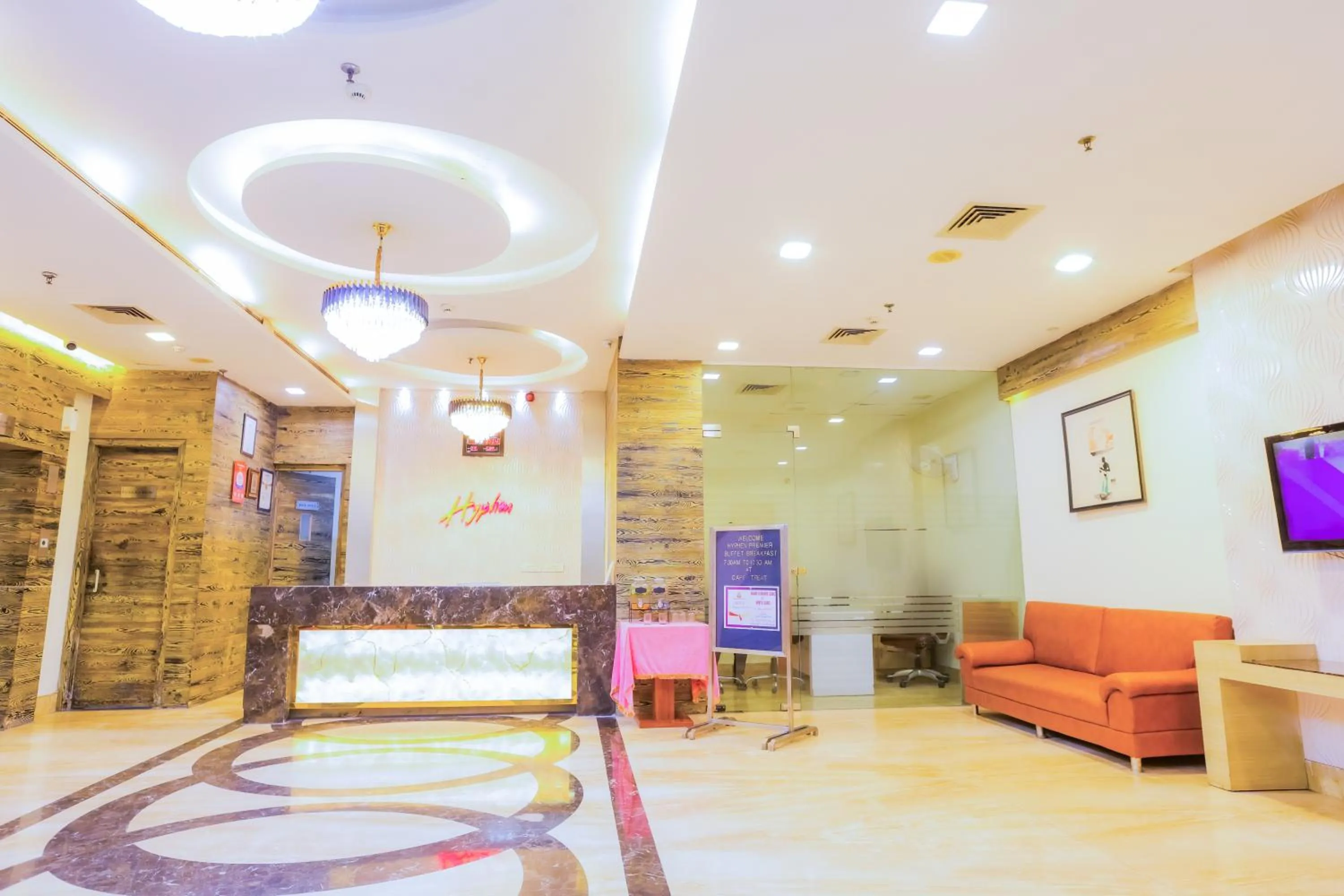 Lobby or reception in Hyphen Premier-Business Hotel