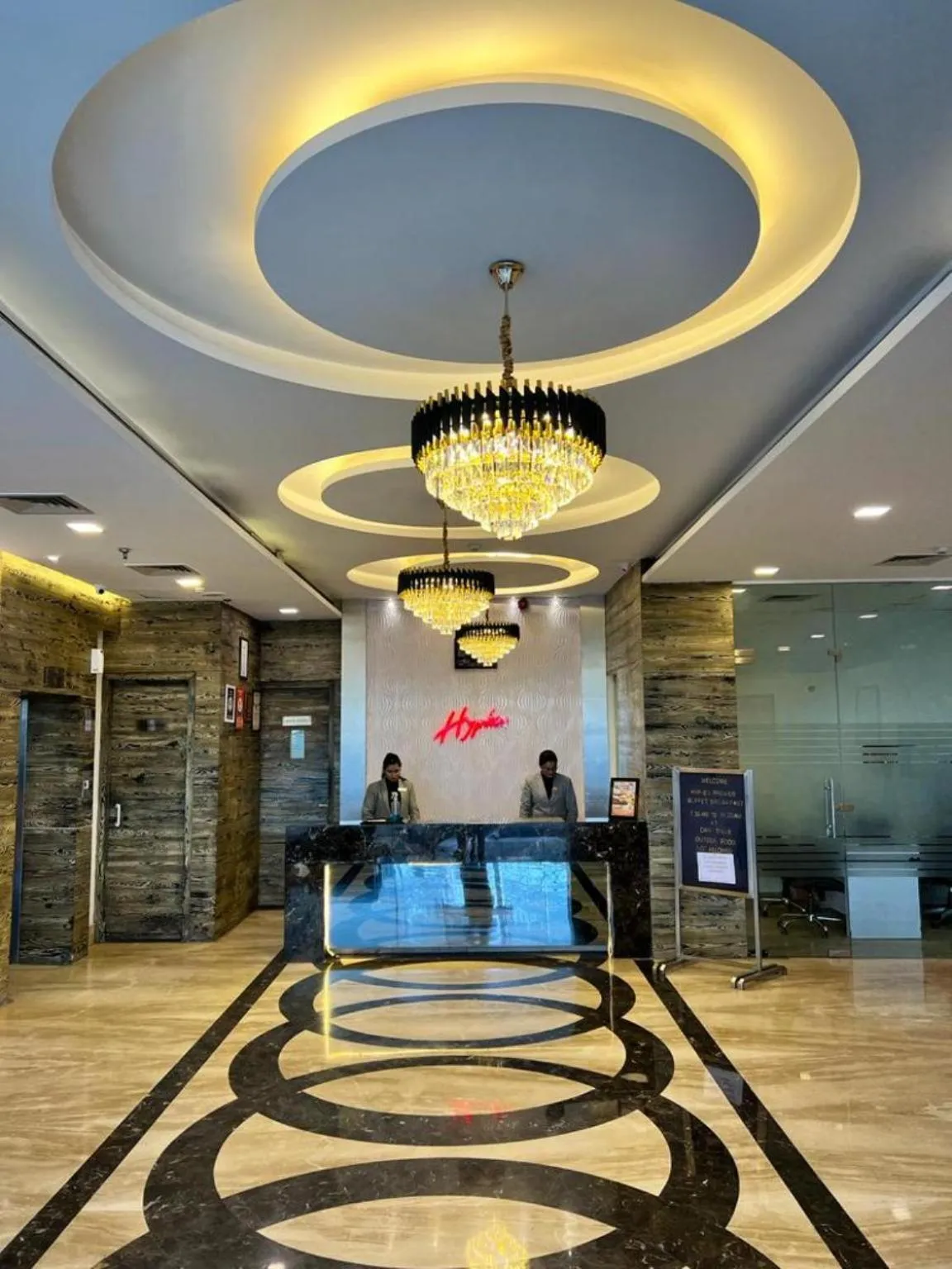 Lobby or reception in Hyphen Premier-Business Hotel