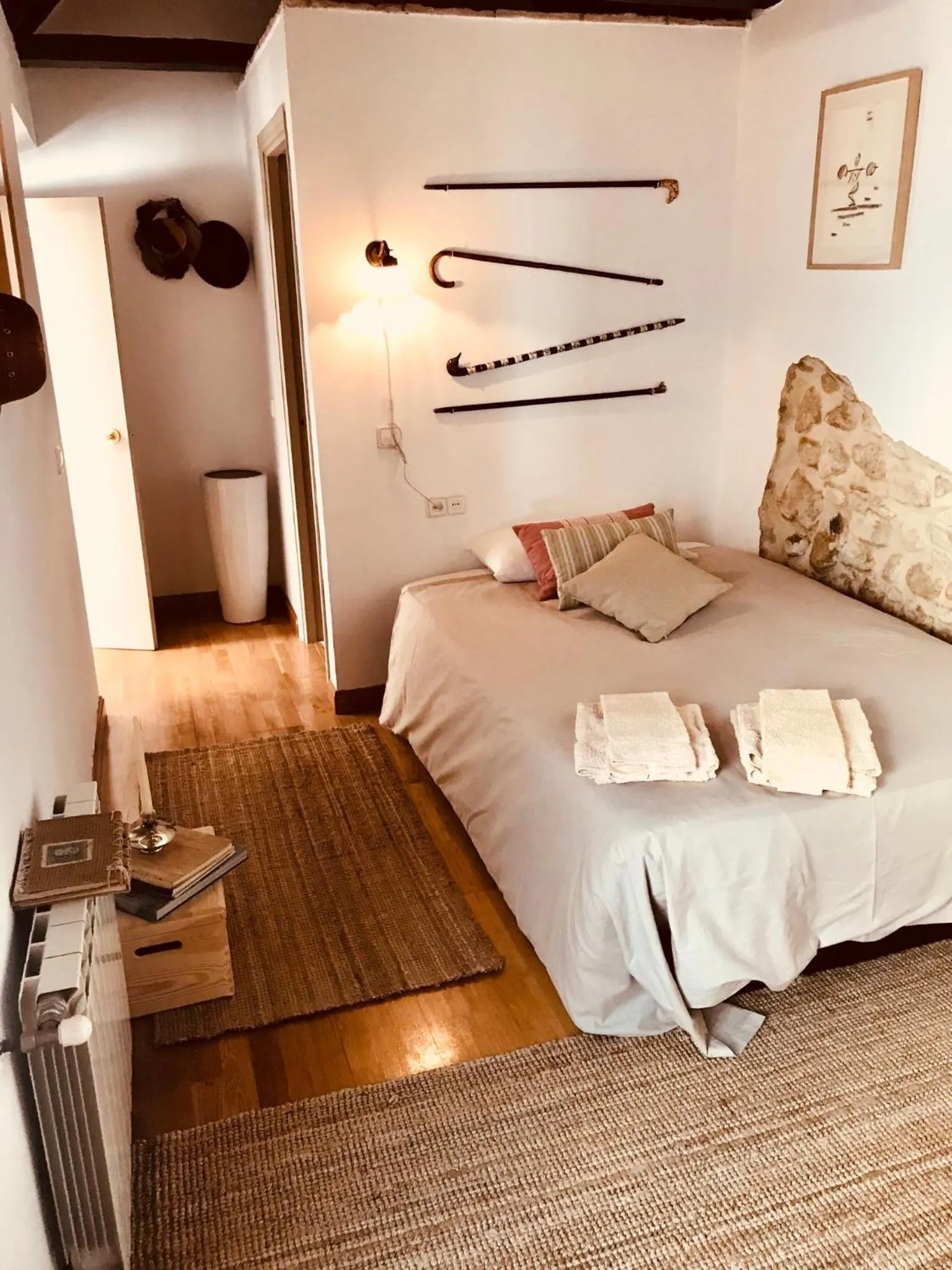 Bed in Casa Antigua - Terraza con Vistas al Mar