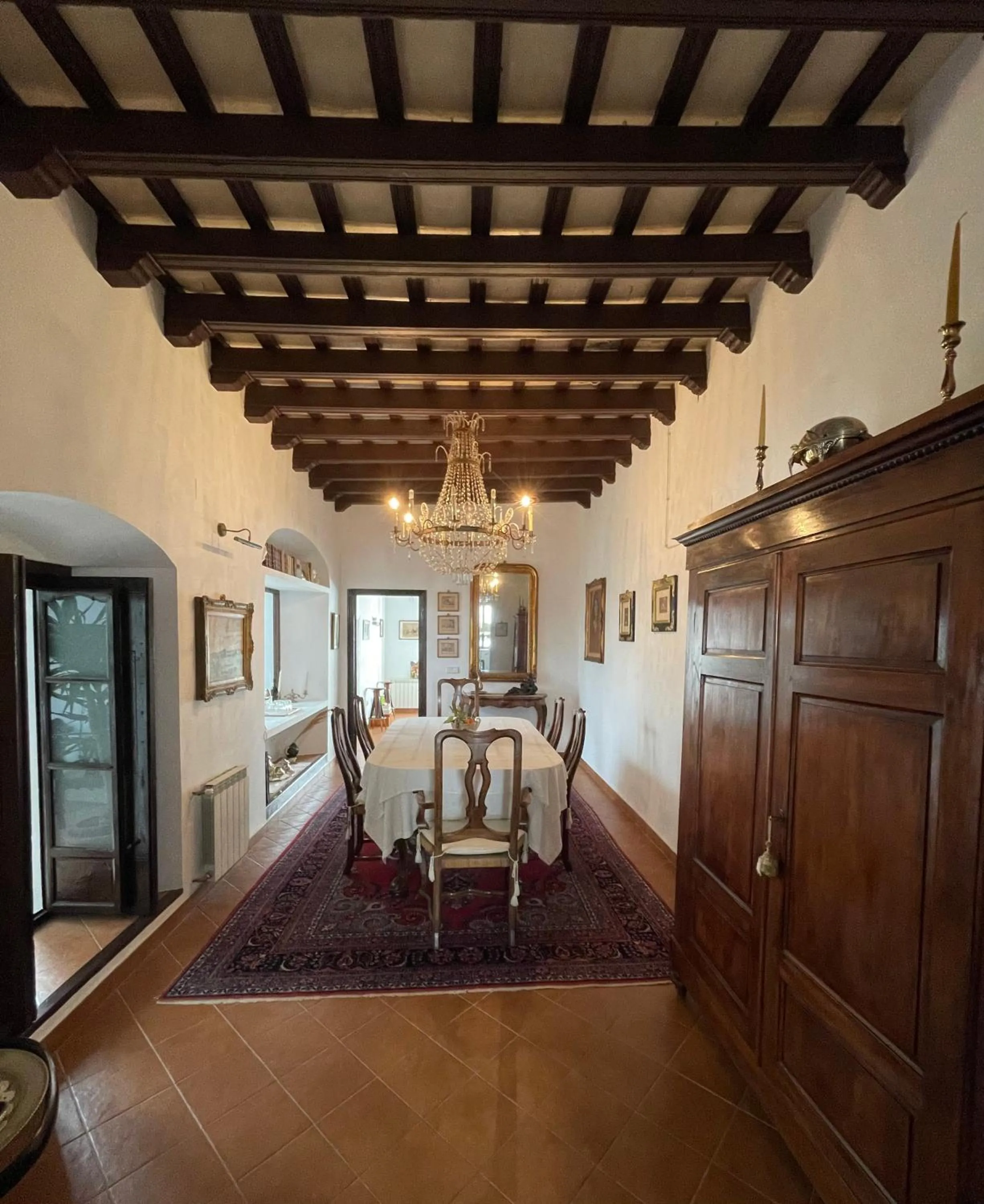 Dining area in Casa Antigua - Terraza con Vistas al Mar