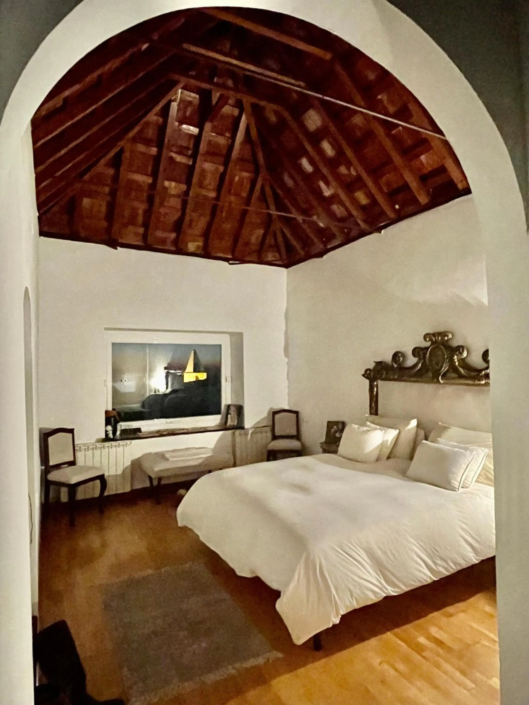 Bedroom, Bed in Casa Antigua - Terraza con Vistas al Mar