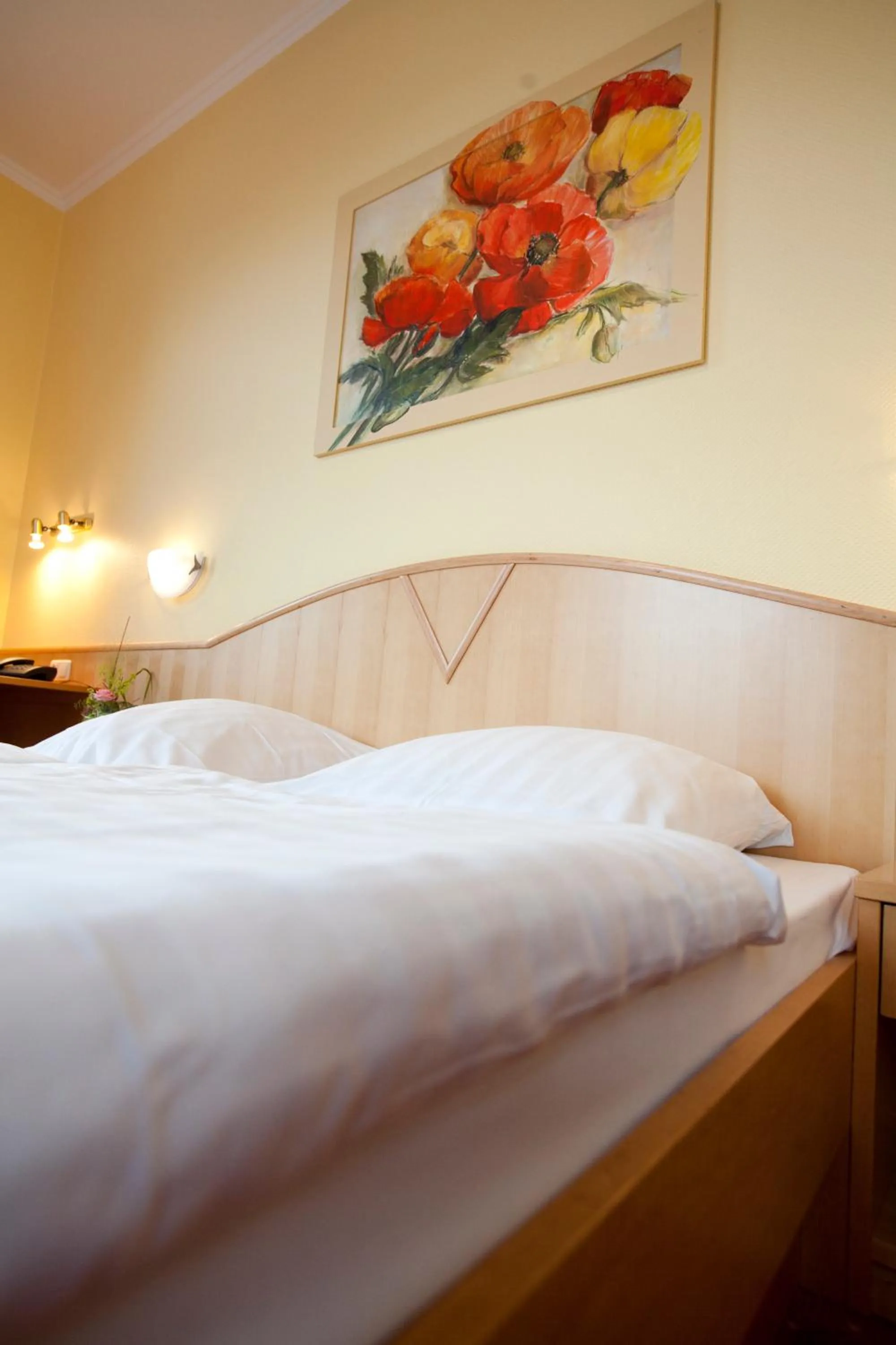 Bed in Hotel Zwei Mohren