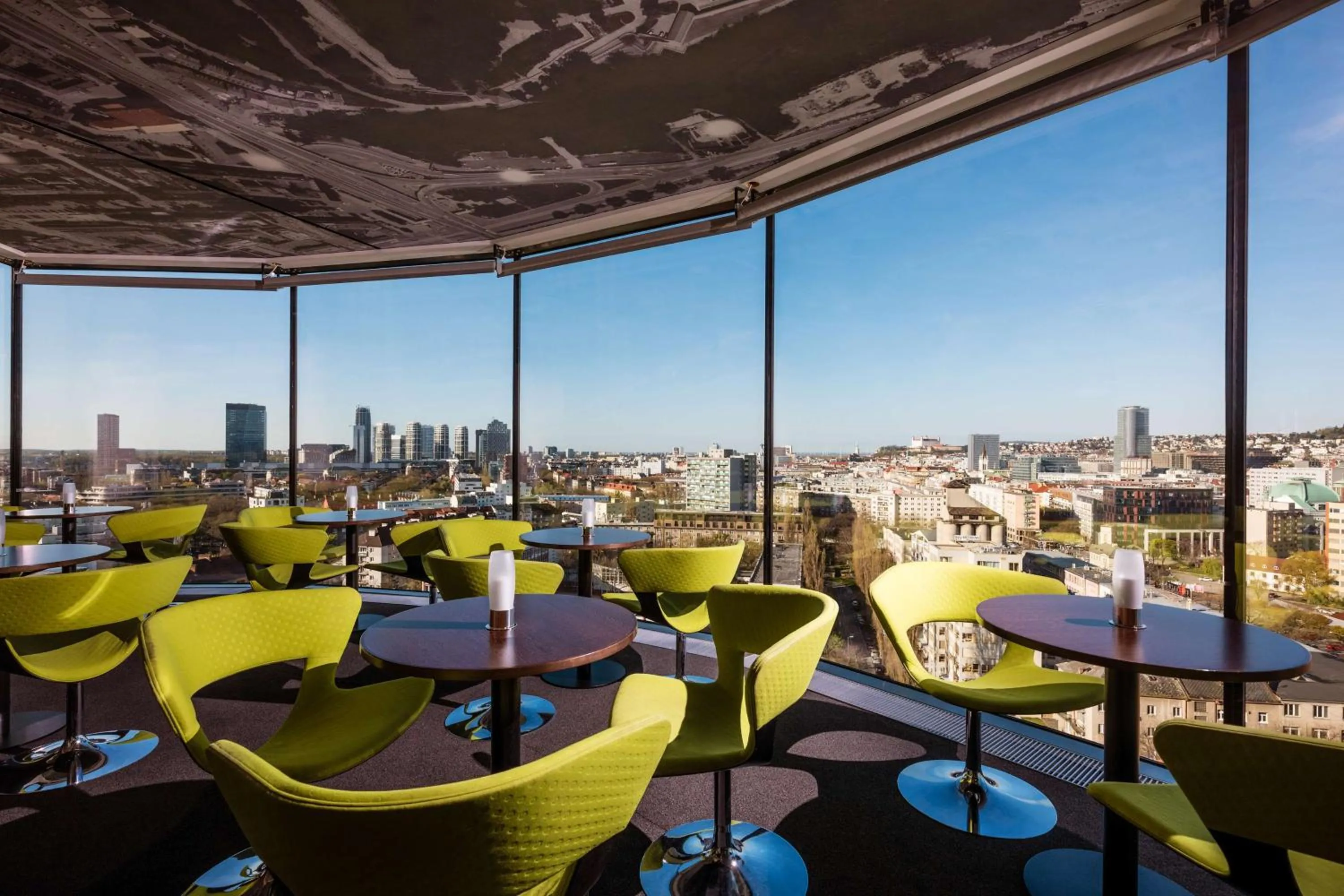 Pool view in Lindner Hotel Bratislava, part of JdV by Hyatt