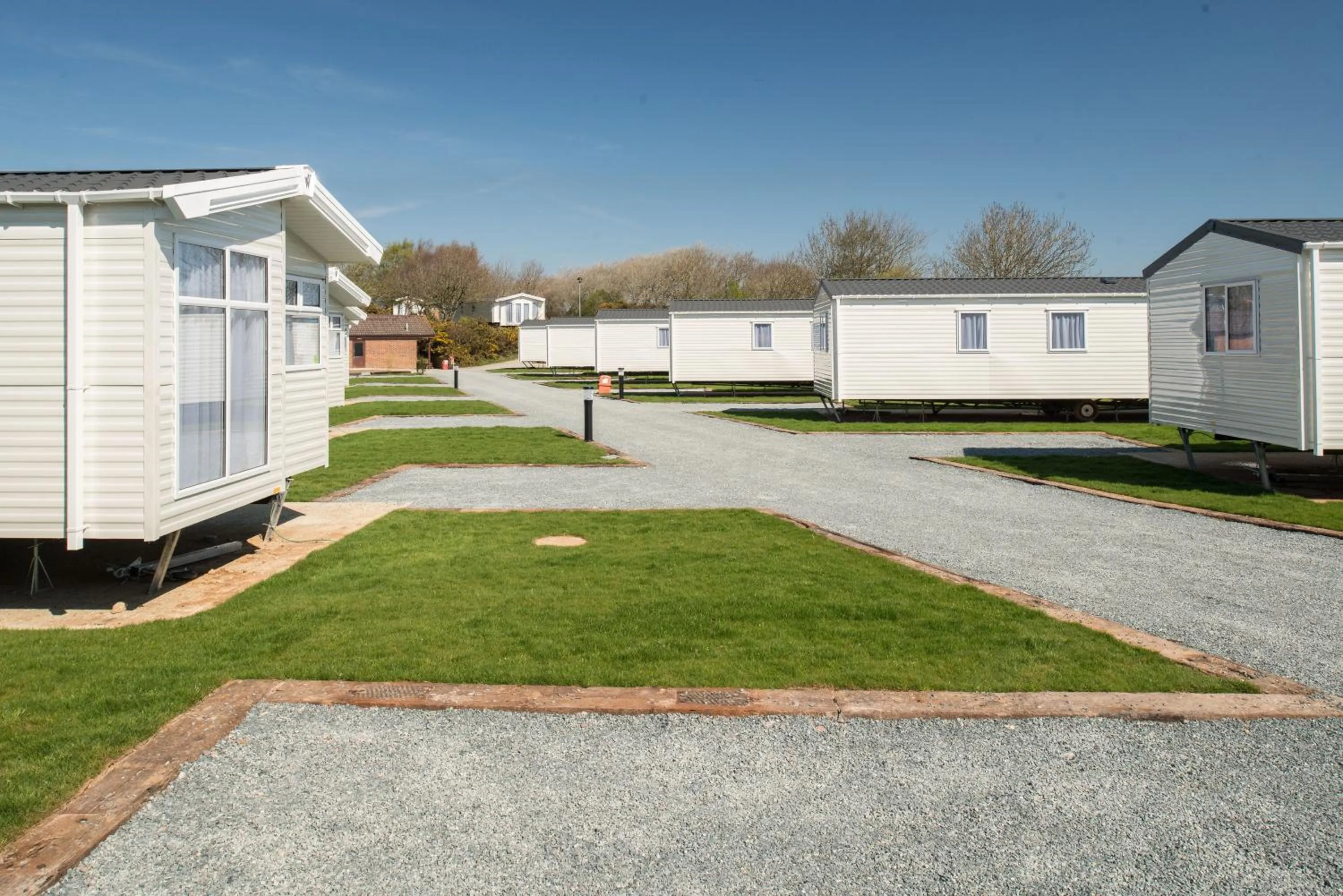 Property building in The Lakes Rookley Holiday Park