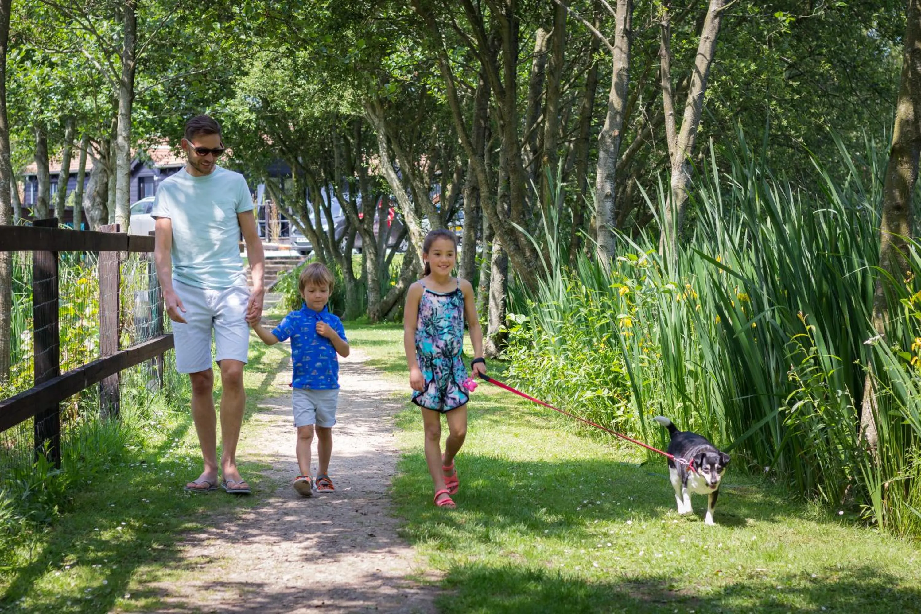 Garden view in The Lakes Rookley Holiday Park