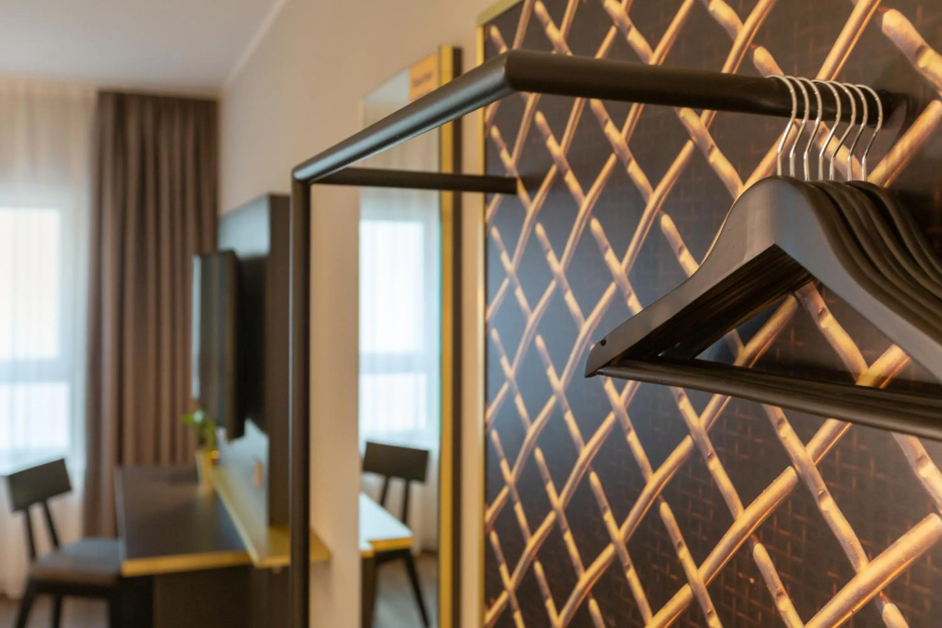 Decorative detail in Holiday Inn - the niu, Mesh Stuttgart Messe by IHG