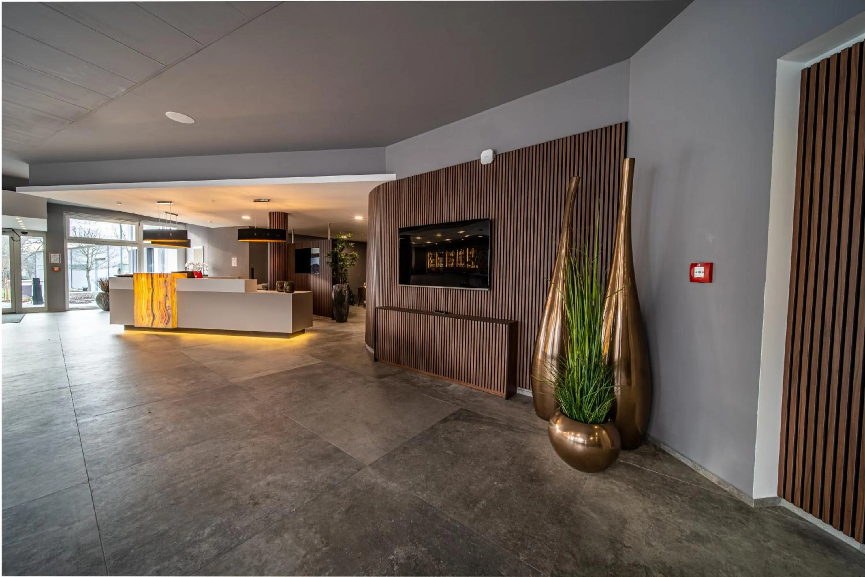Lobby or reception in EE Hotel