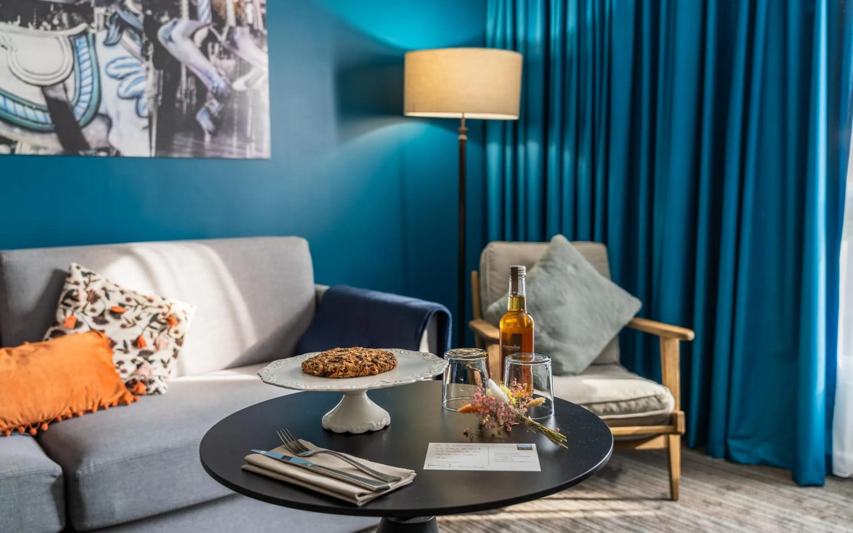 Seating area in Hotel Demeures de Campagne Château de Fontainebleau