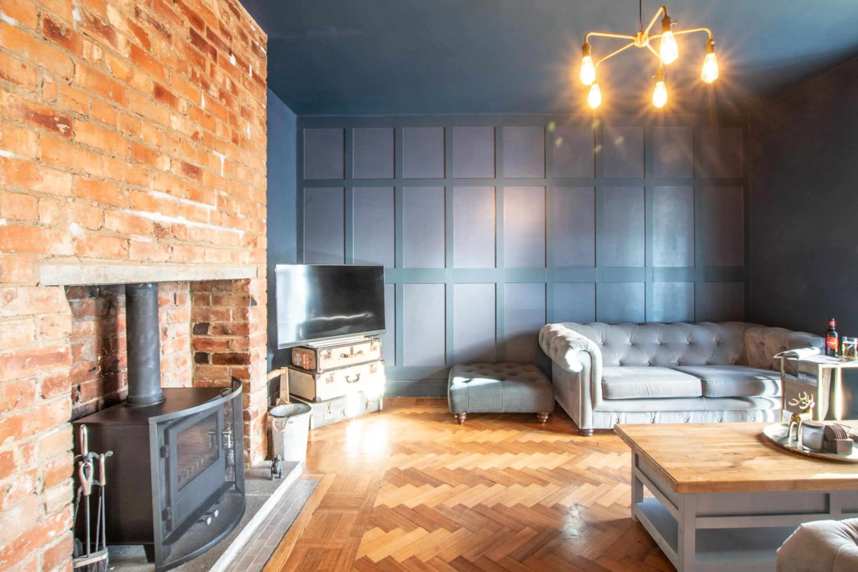 Living room in Northern Hideaways, Sunnyside, Otterburn