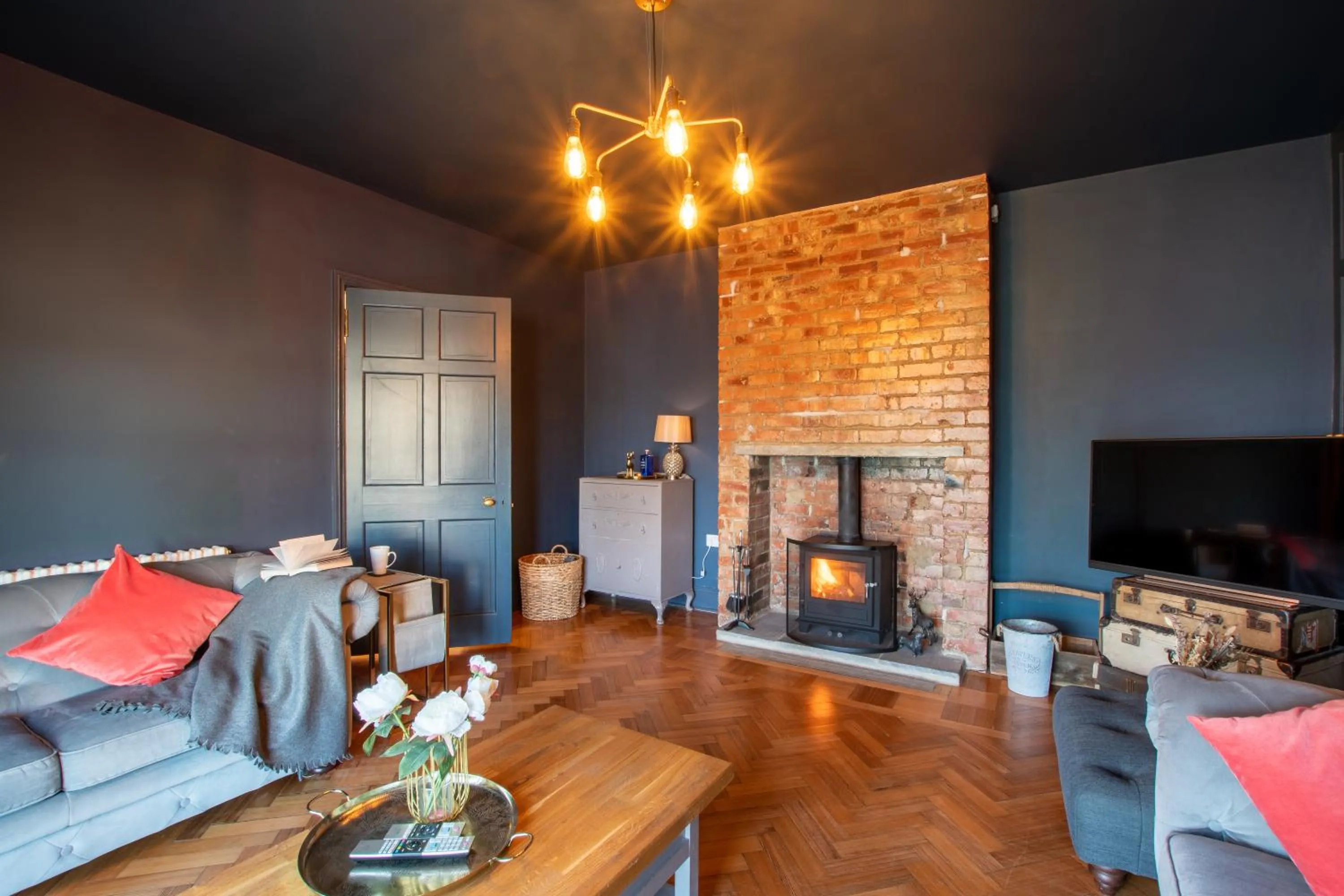 Living room in Northern Hideaways, Sunnyside, Otterburn